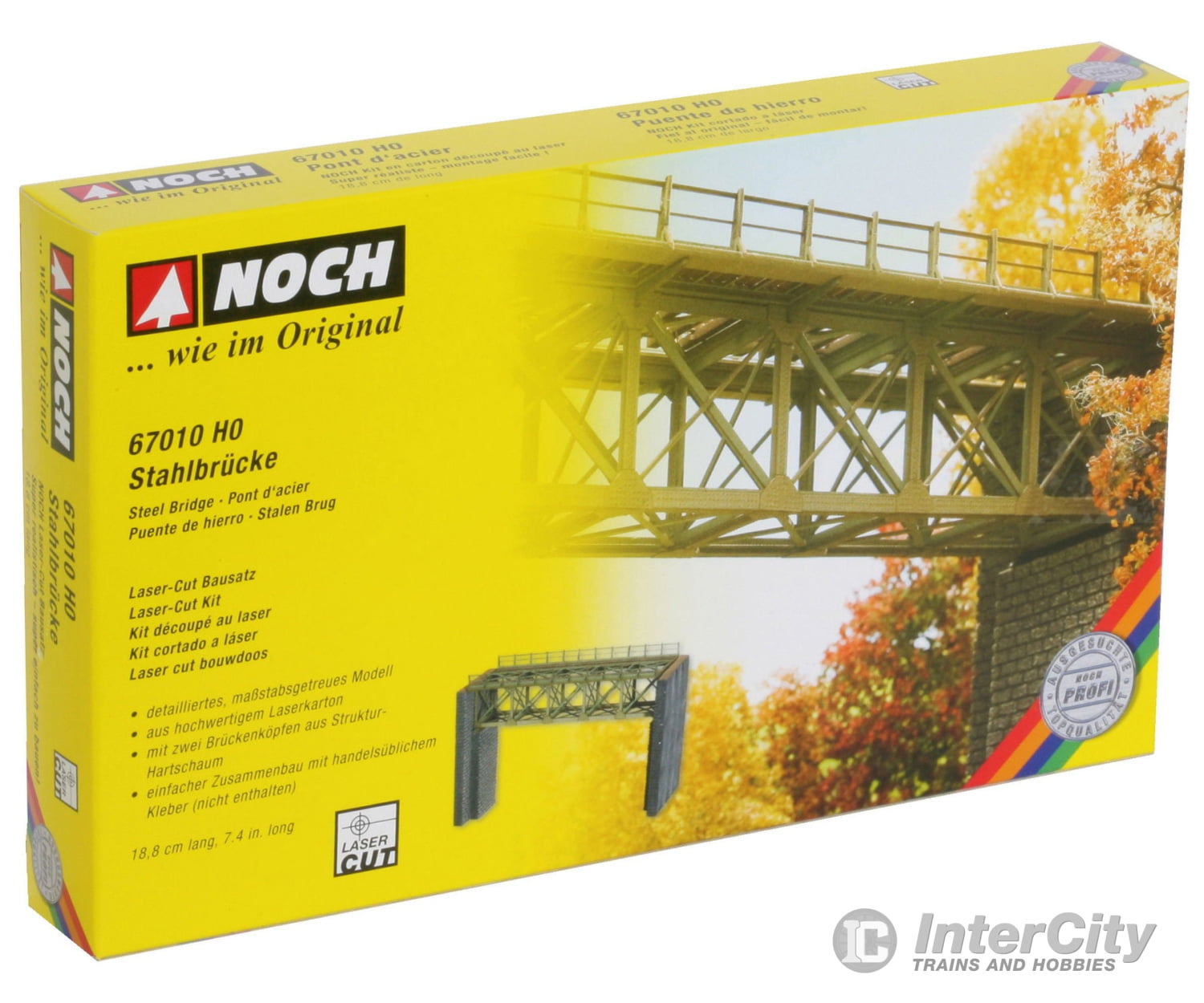 Noch 67010 HO Steel Bridge 18,8 cm long Tunnels & Bridges