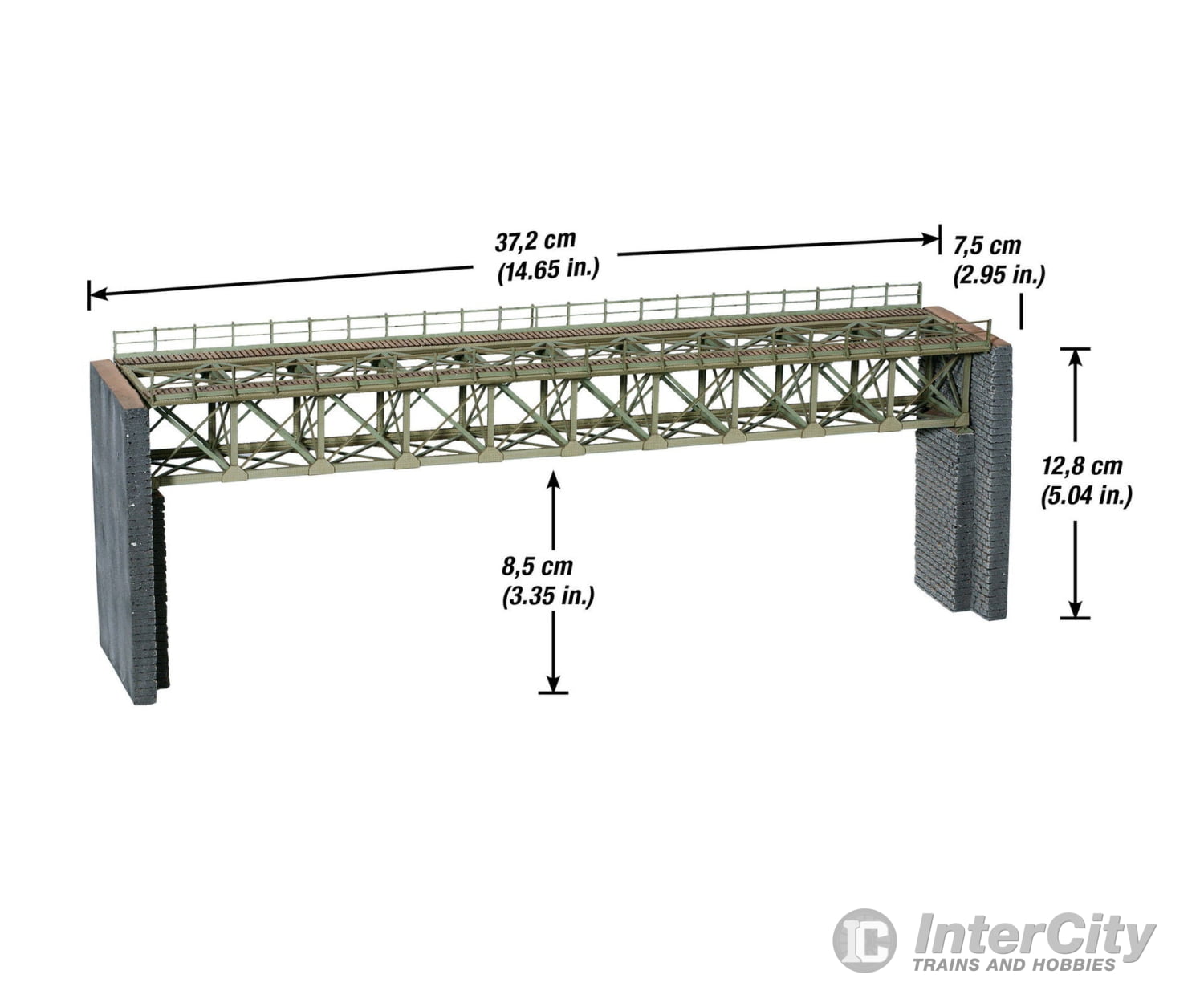 Noch 67020 HO Steel Bridge Tunnels & Bridges