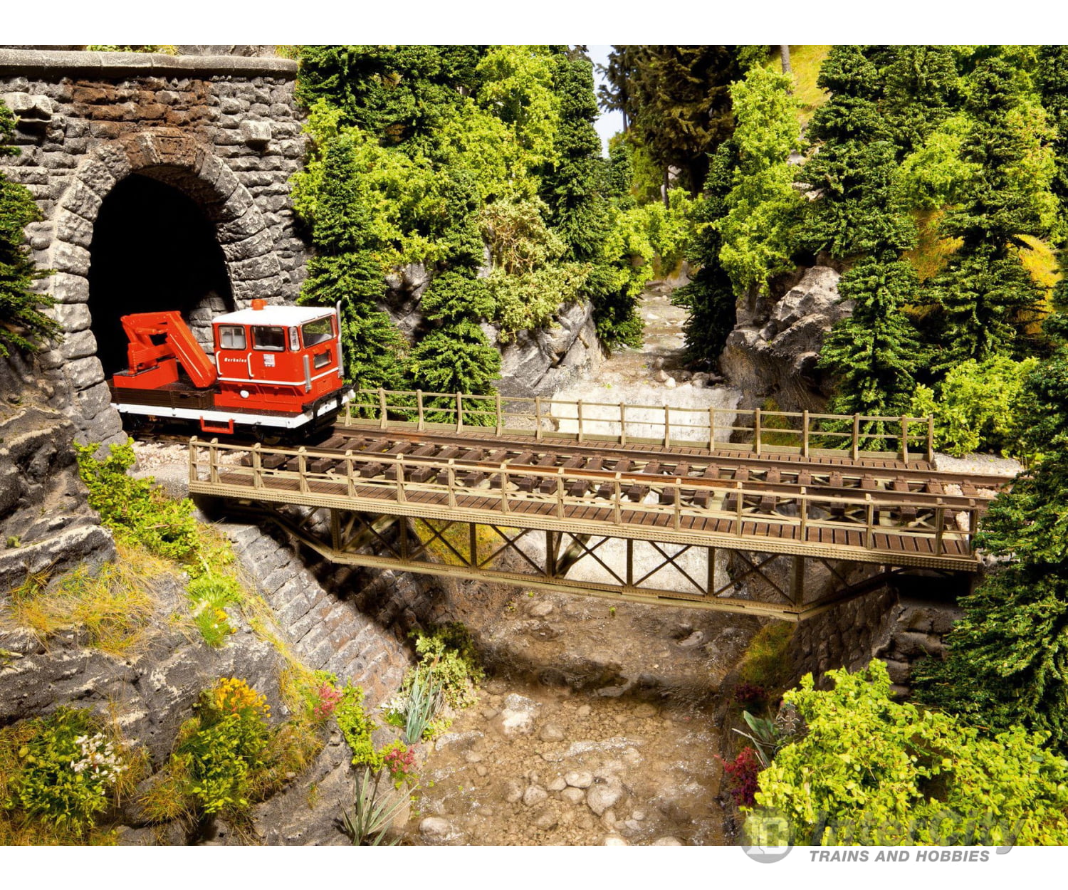 Noch 67024 HO Bridge Track Straight Tunnels & Bridges