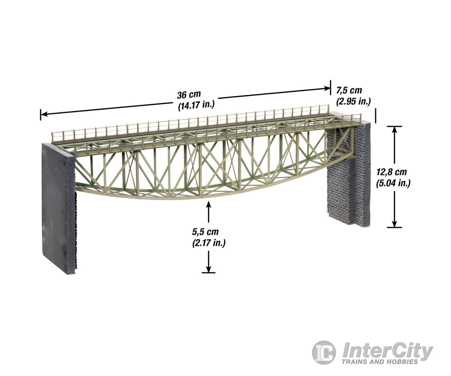 Noch 67027 HO Fish Belly Bridge Tunnels & Bridges