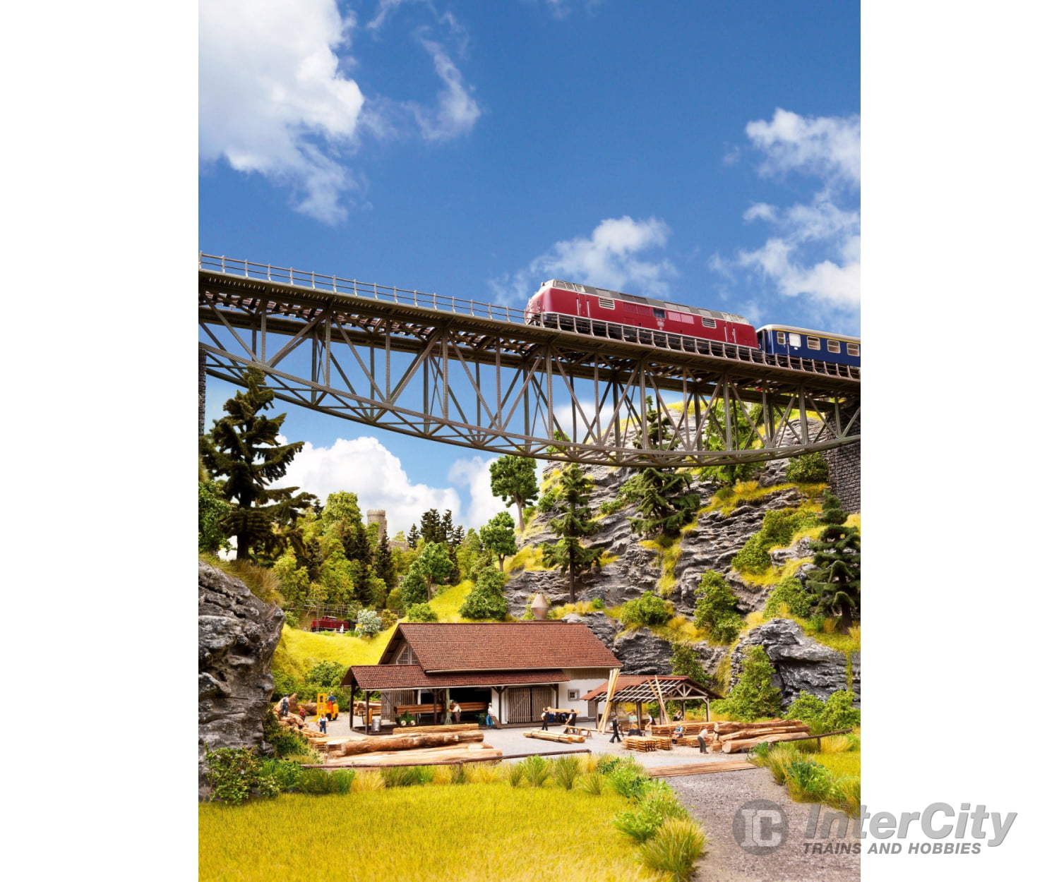 Noch 67028 HO Fish Belly Bridge Tunnels & Bridges