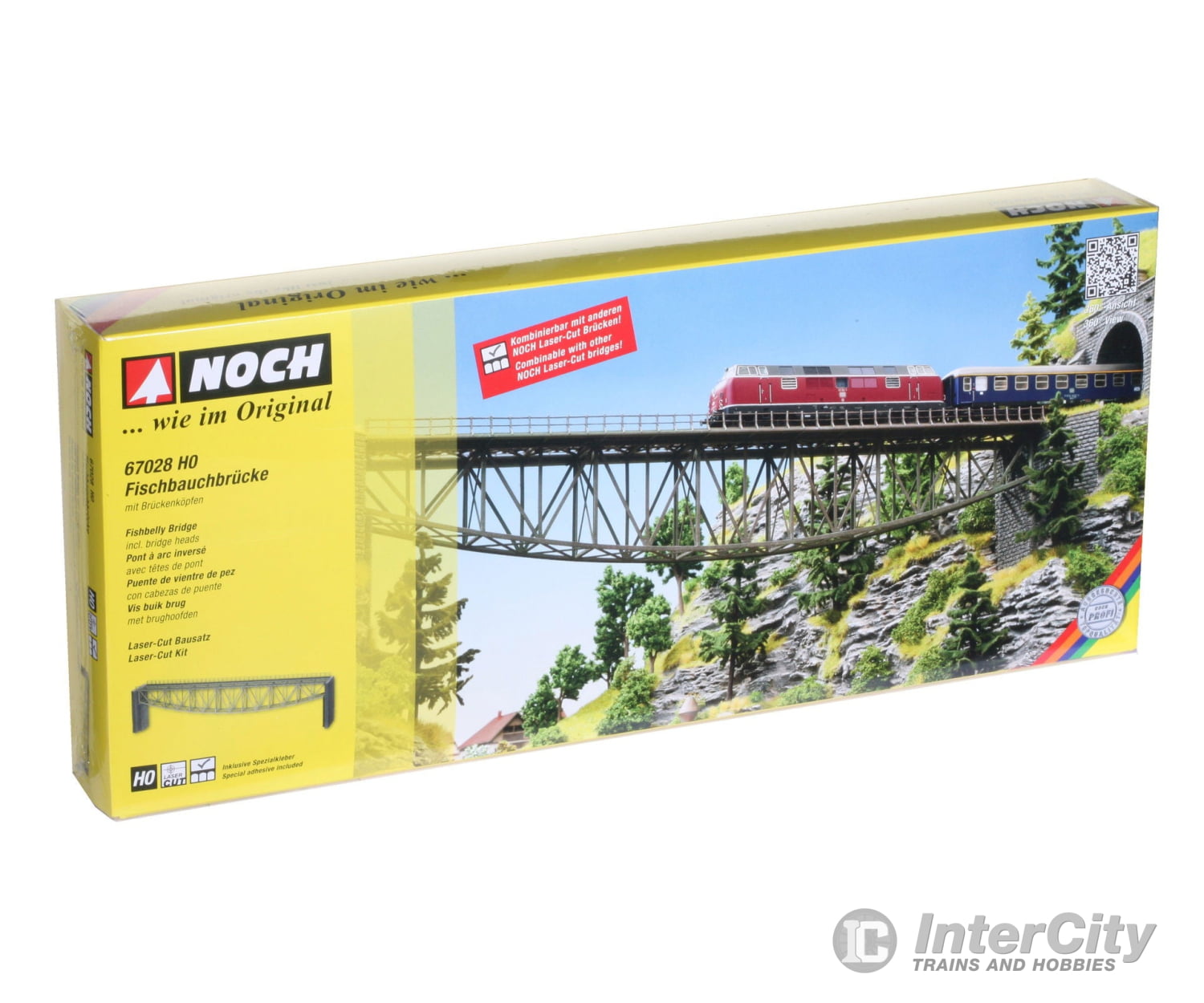 Noch 67028 HO Fish Belly Bridge Tunnels & Bridges