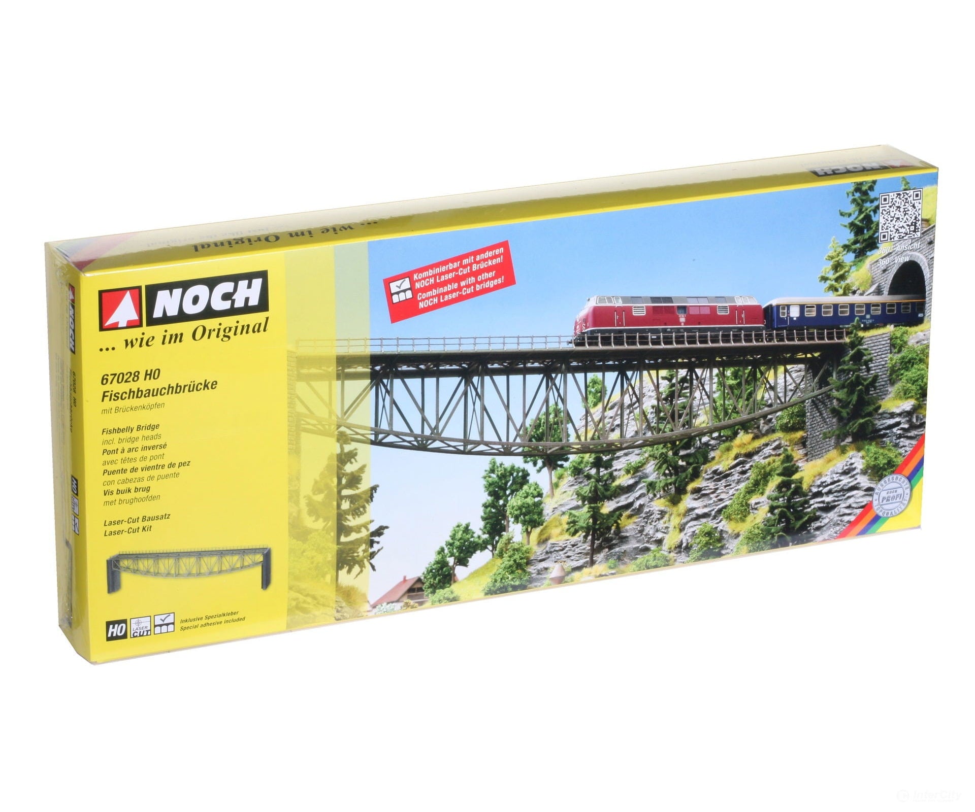 Noch 67028 HO Fish Belly Bridge Tunnels & Bridges