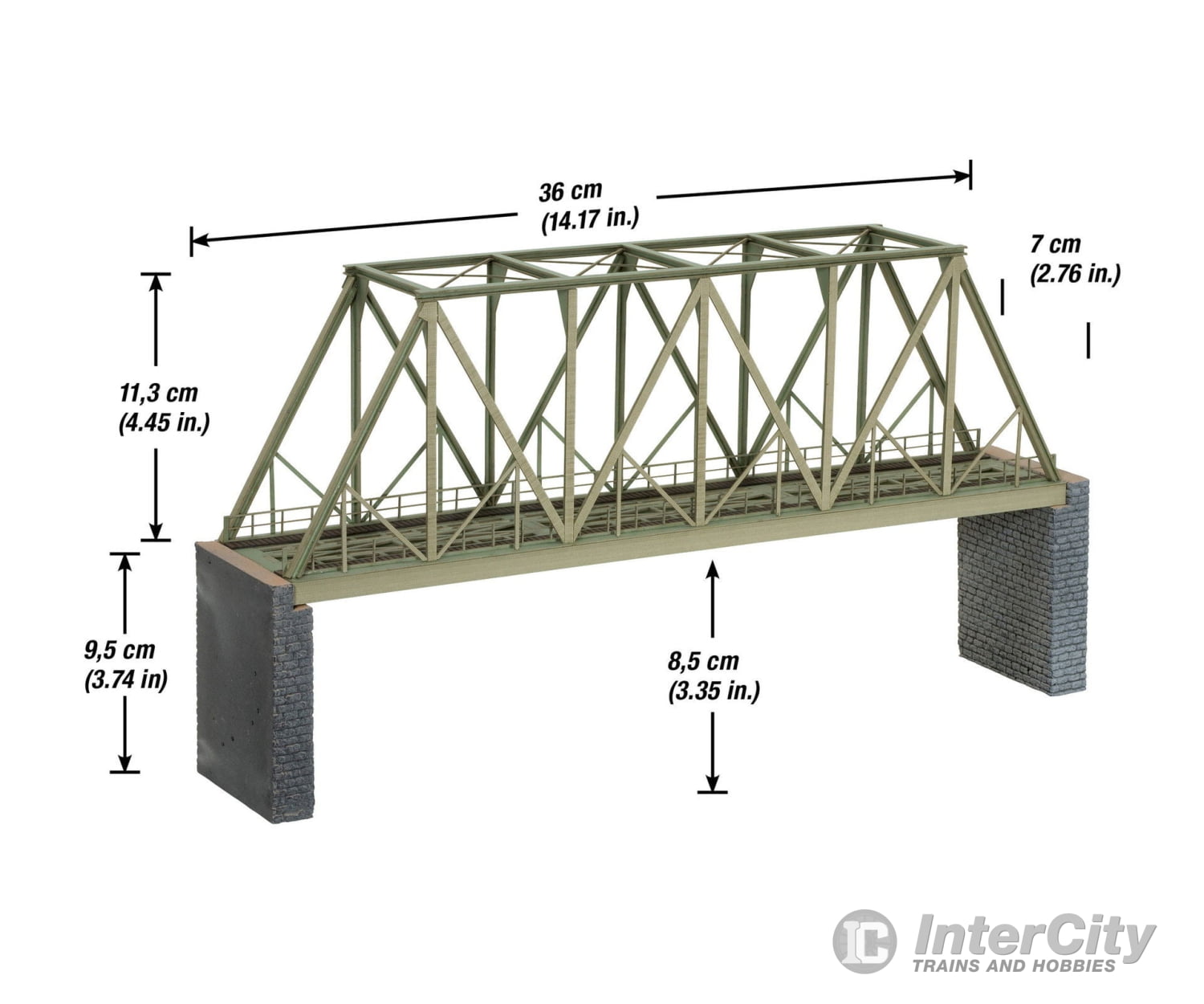 Noch 67029 HO Box Girder Bridge Tunnels & Bridges