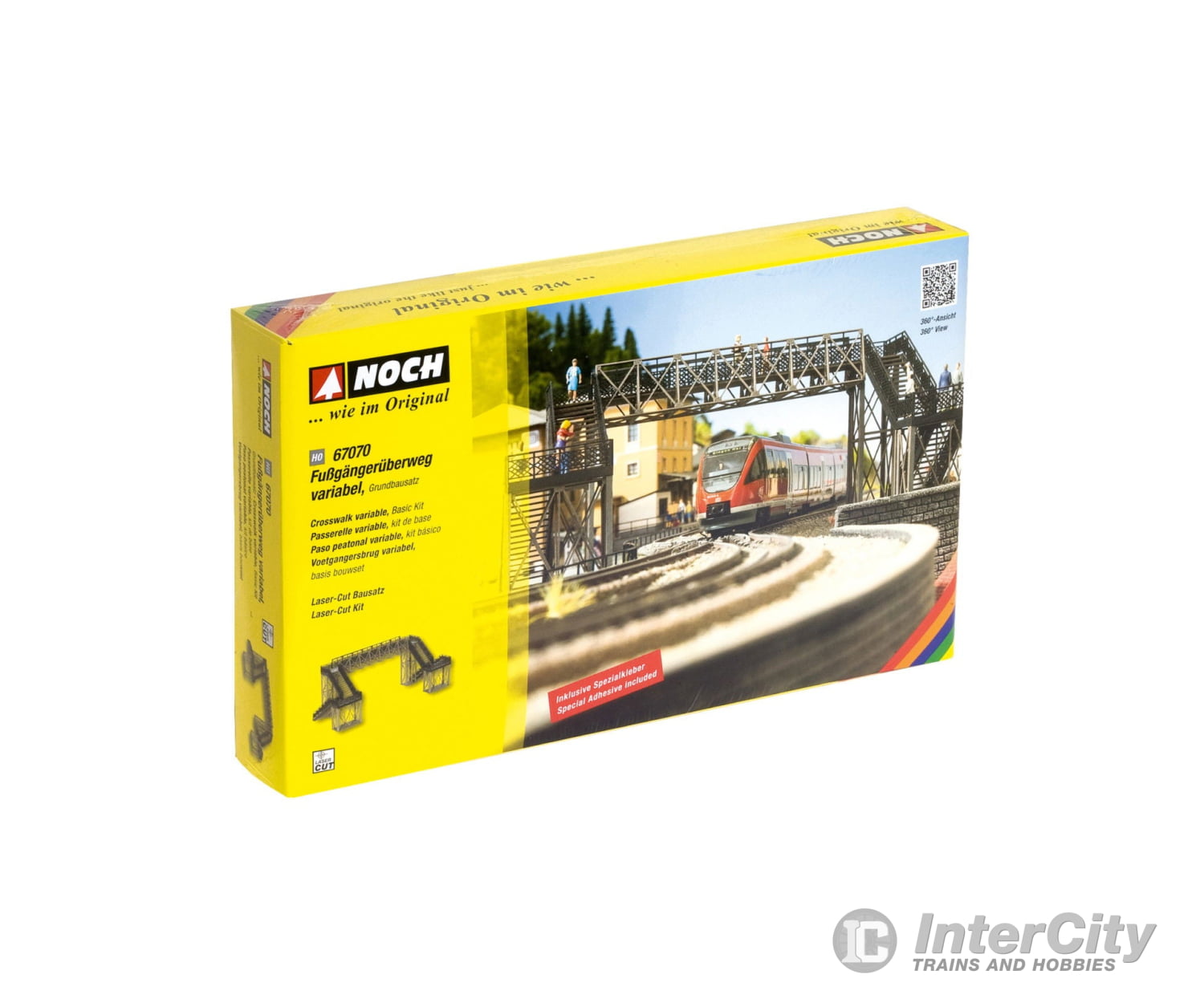 Noch 67070 HO Footbridge Tunnels & Bridges