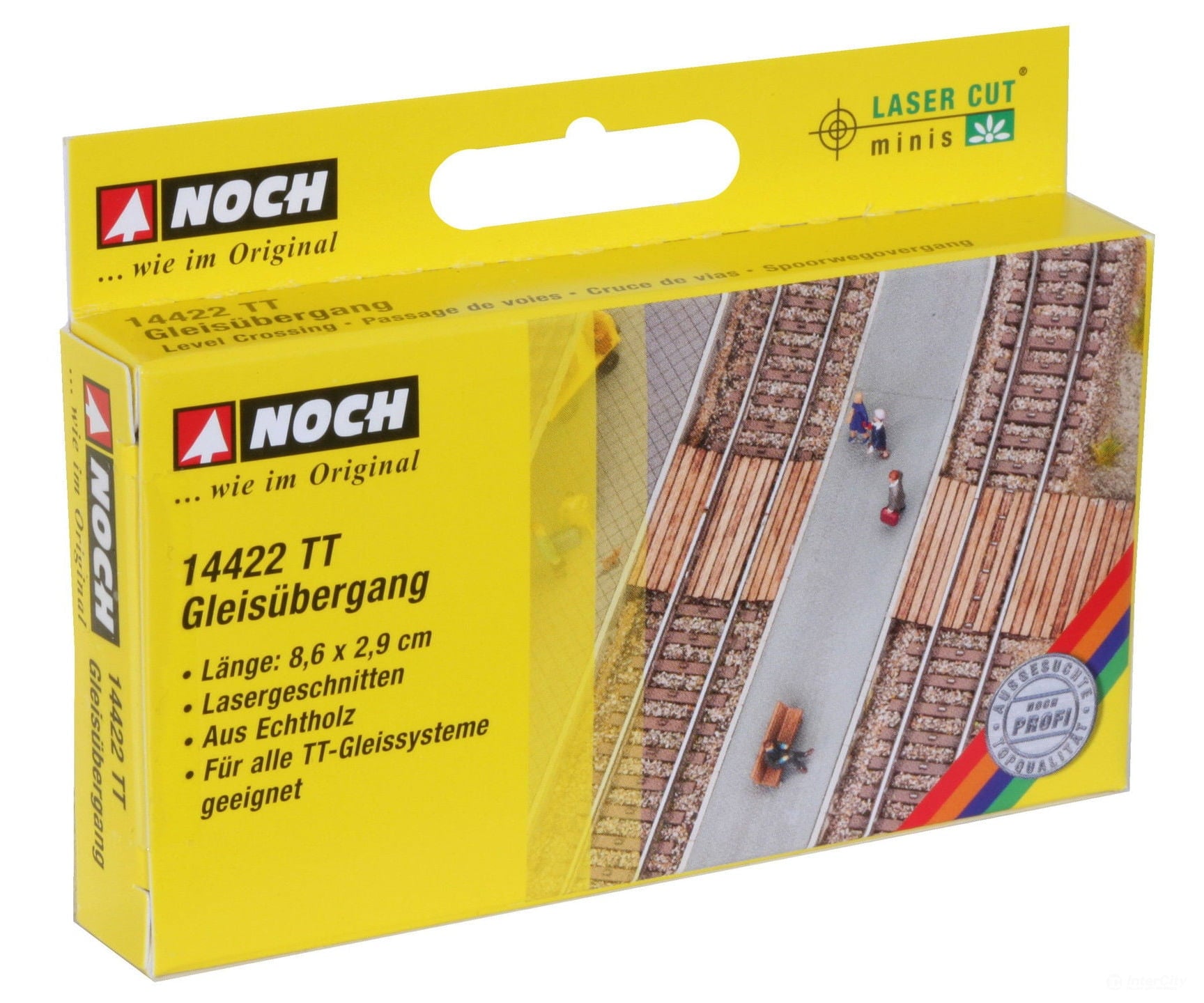 Noch 14422 TT Level Crossing Scenery Details