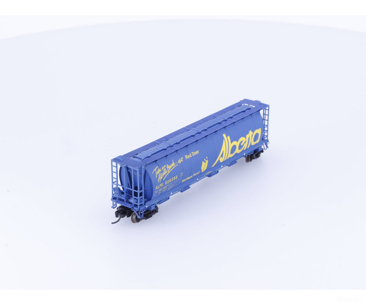 North American Railcar Corporation 11-10001005-02 N 4 Bay Cylindrical Hopper Alberta Break Red Deer (APLX) 628358