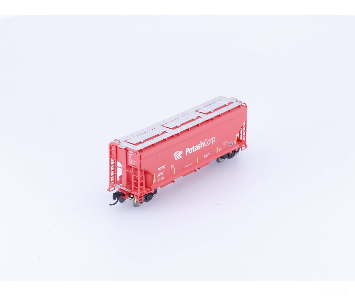 North American Railcar Corporation 11-12005001-06 N 3 Bay Covered Hopper Car Potash Corp (POTX) 2377 - Freight Cars