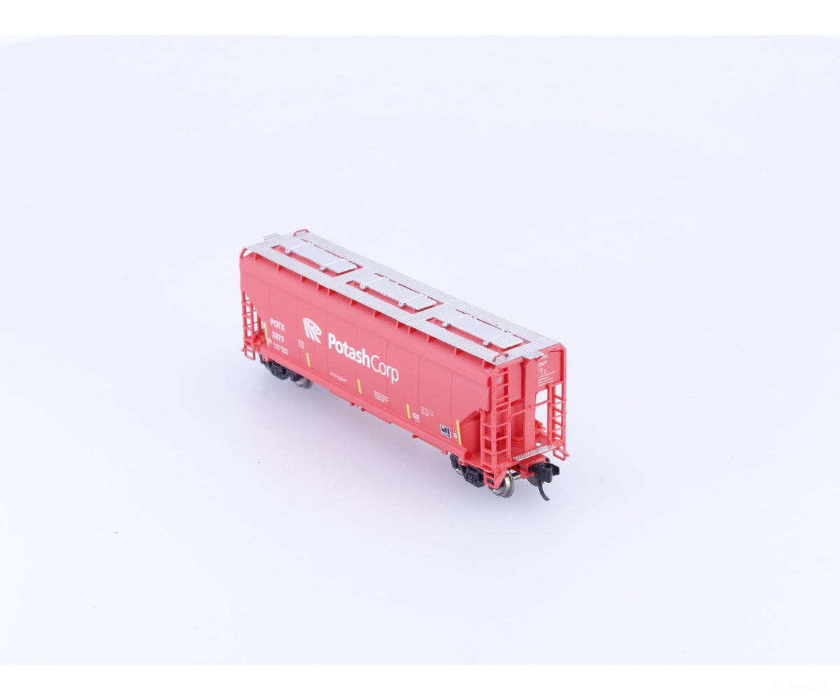 North American Railcar Corporation 11-12005001-06 N 3 Bay Covered Hopper Car Potash Corp (POTX) 2377 - Freight Cars