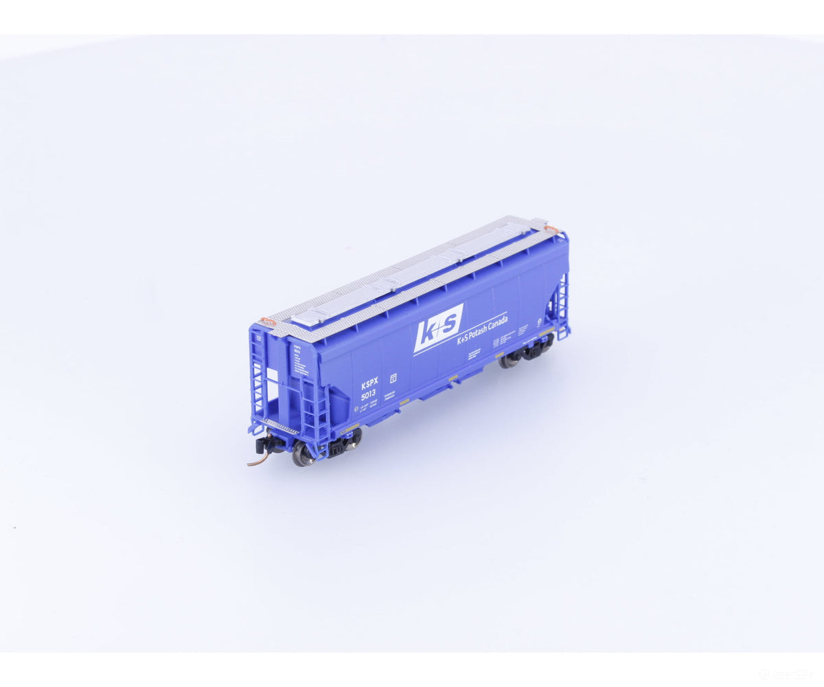 North American Railcar Corporation 11-12008001-26 N 3 Bay Covered Hopper Car K&S Potash 5013 - Freight Cars