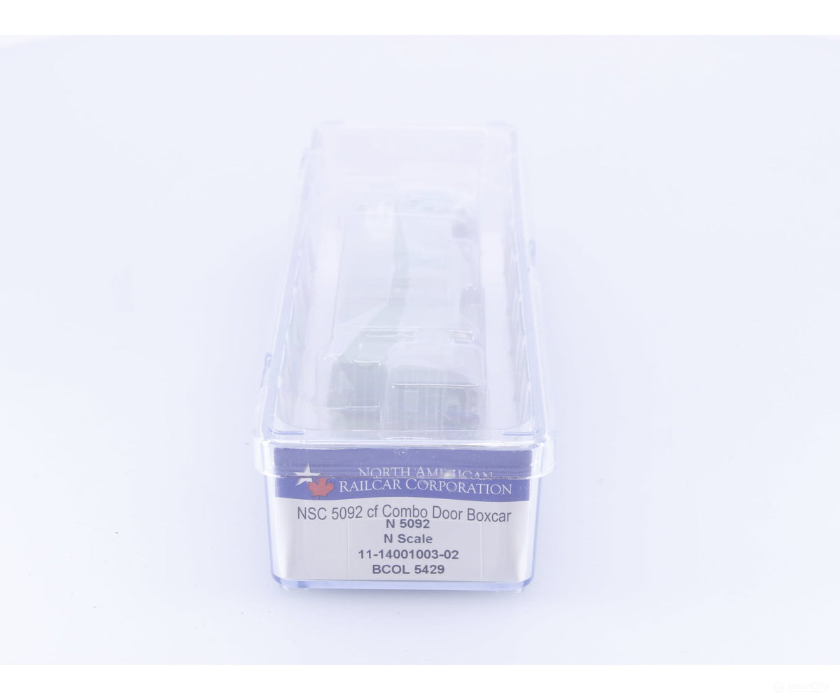 North American Railcar Corporation 11-14001003-02 N 50’ Combination Door Box Car BC Rail (BCOL) 5429 - Freight Cars