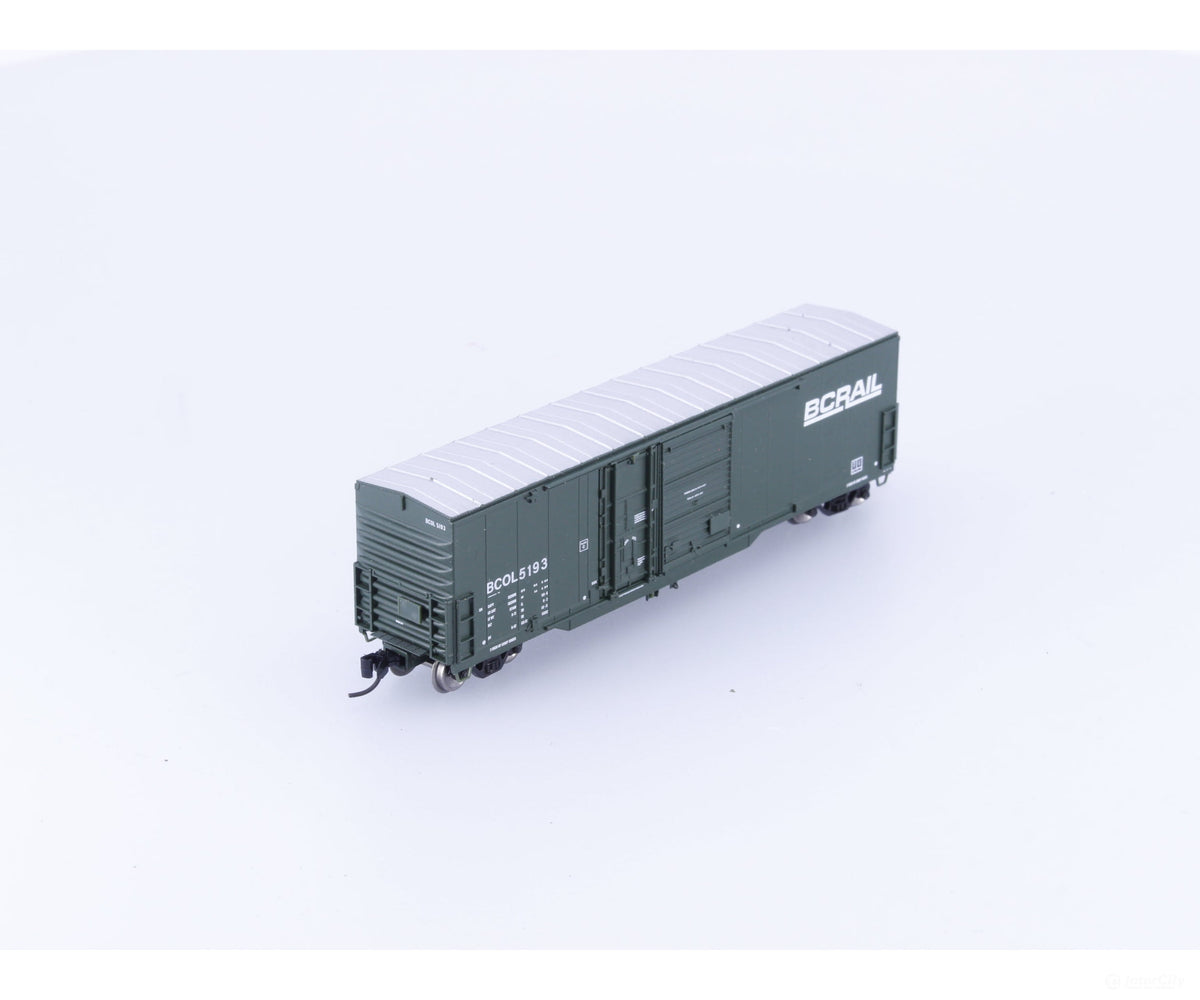 North American Railcar Corporation 11-14001006-04 N 50’ Combination Door Box Car BC Rail (BCOL) 5193 - Freight Cars