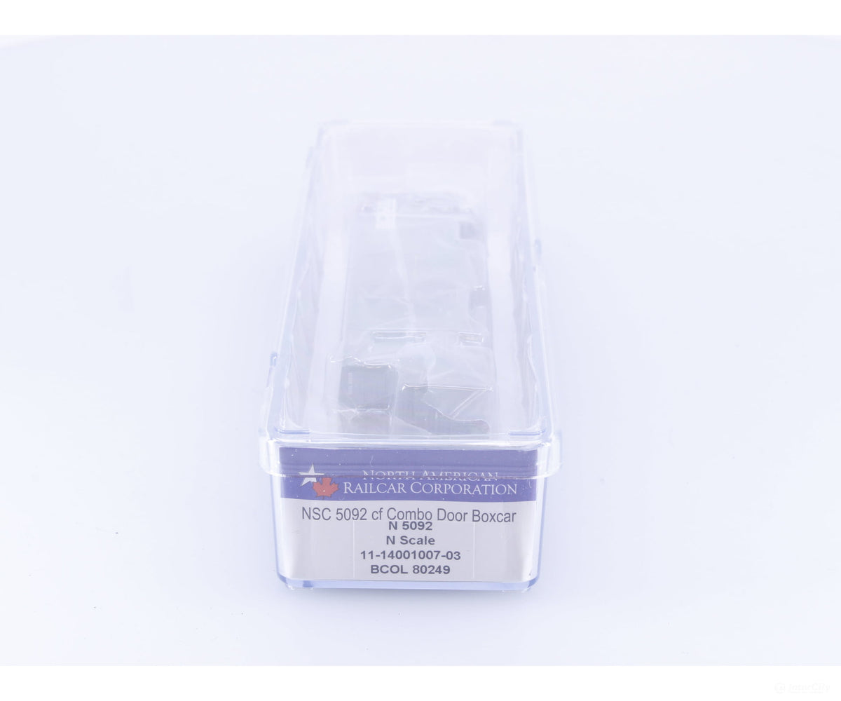North American Railcar Corporation 11-14001007-03 N 50’ Combination Door Box Car BC Rail (BCOL) 80249 - Freight Cars