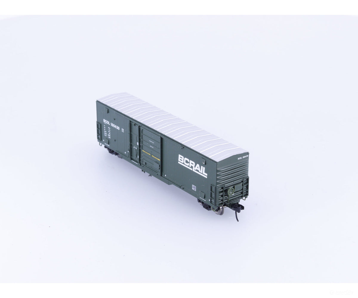 North American Railcar Corporation 11-14001008-05 N 50’ Combination Door Box Car BC Rail (BCOL) 100430 - Freight Cars