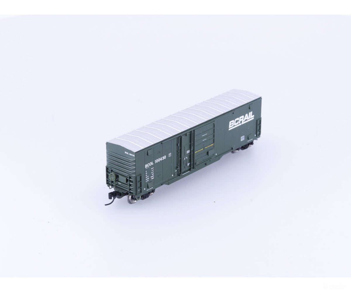 North American Railcar Corporation 11-14001008-05 N 50’ Combination Door Box Car BC Rail (BCOL) 100430 - Freight Cars