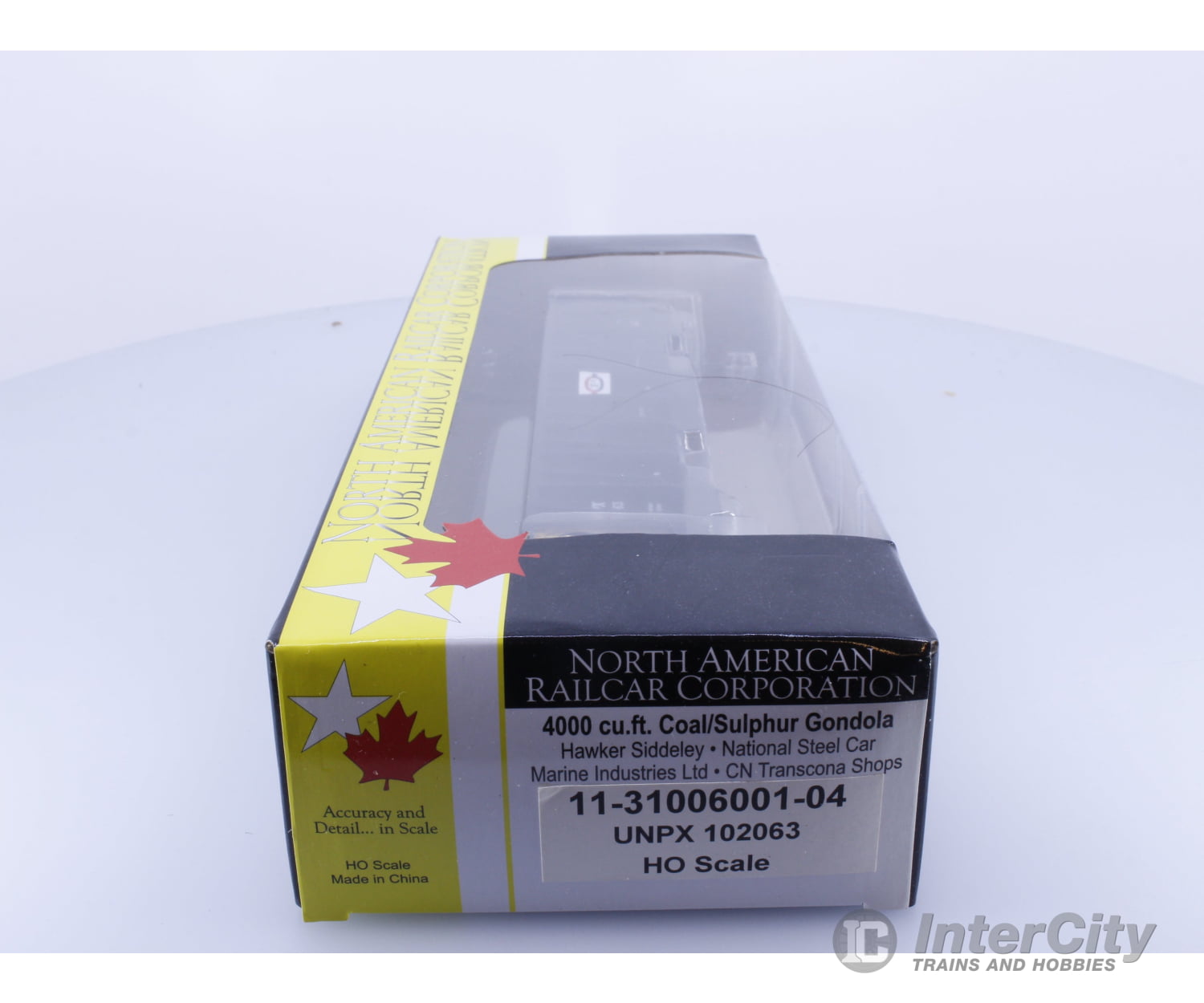 North American Railcar Corporation 11-31006001-04 HO 4000 cu.ft Coal/Sulphur Gondola UNPX Procor Leasing (PROX) 102063