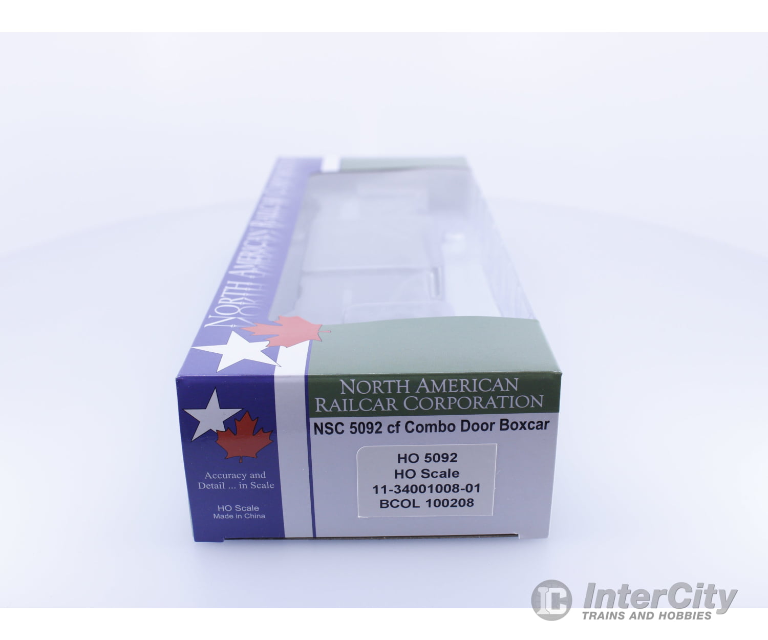 North American Railcar Corporation 113400100801 HO NSC 5092 cf Combo Door Boxcar BC Rail (BCOL) 100208 Freight Cars