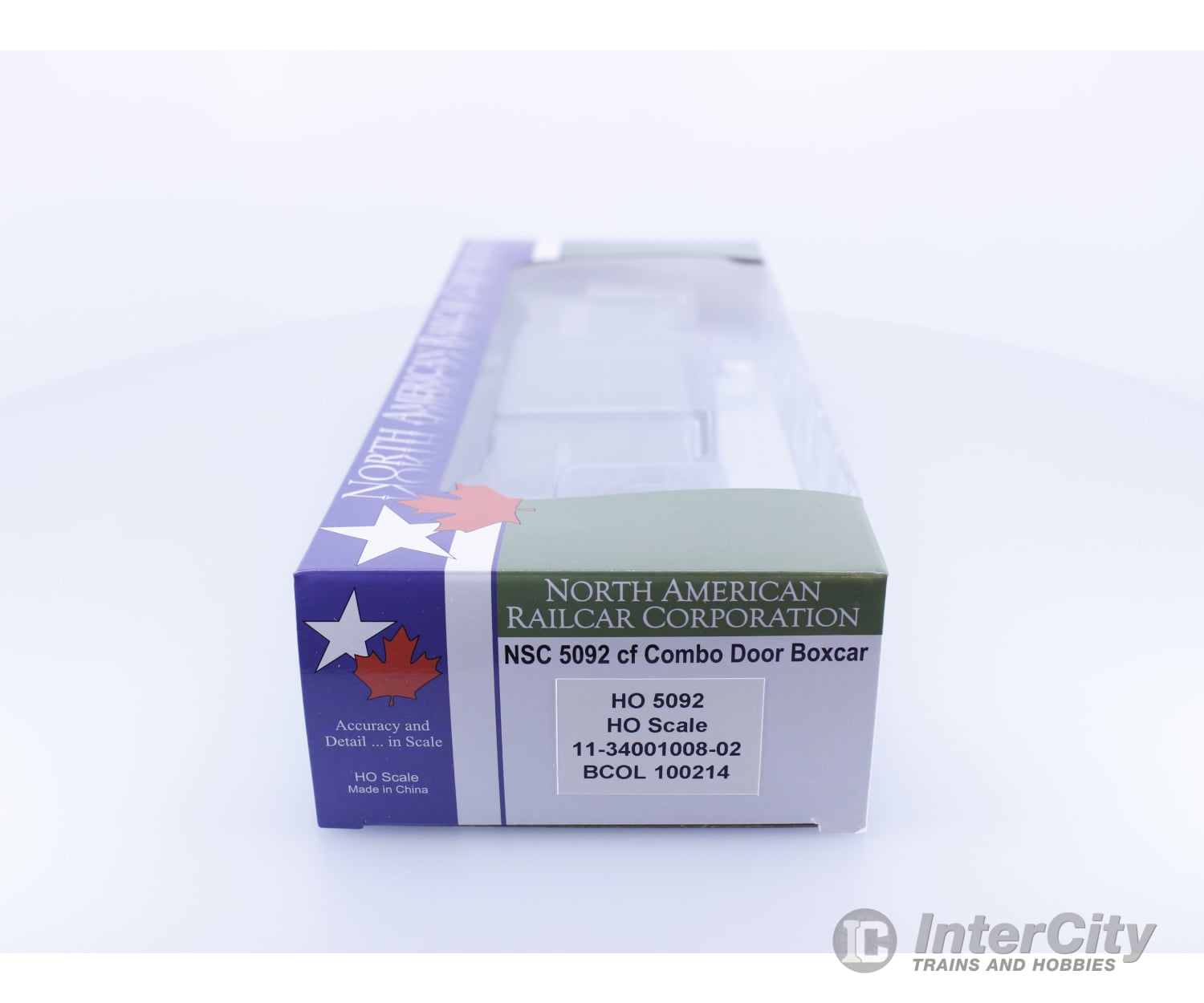 North American Railcar Corporation 113400100802 HO NSC 5092 cf Combo Door Boxcar BC Rail (BCOL) 100214 Freight Cars