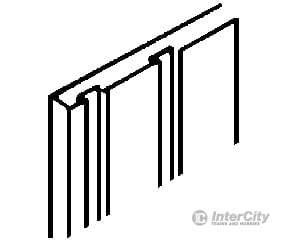 Northeastern Scale Lumber I 390 Novelty Siding -- 1/16 X 3-1/2 24’ Scratch Building Supplies