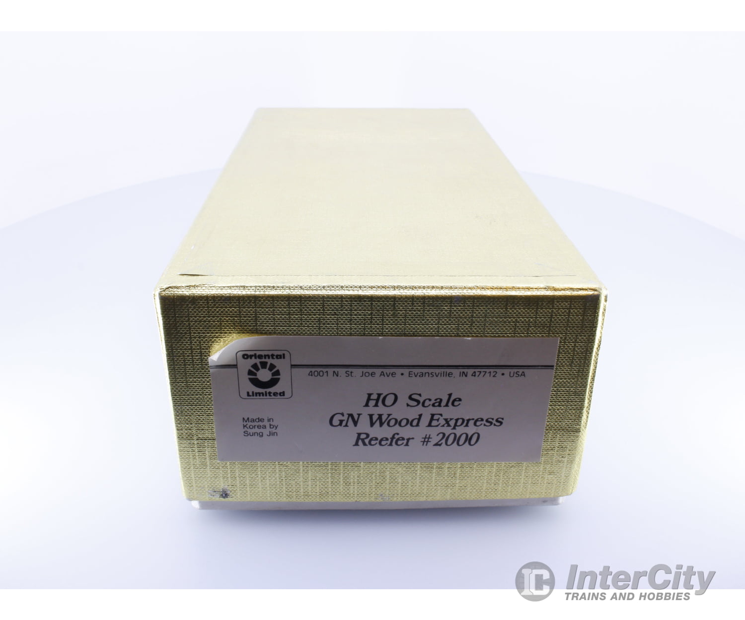 Oriental Limited 2000 HO Brass Wood Express Reefer Great Northern (GN) 2000 Freight Cars