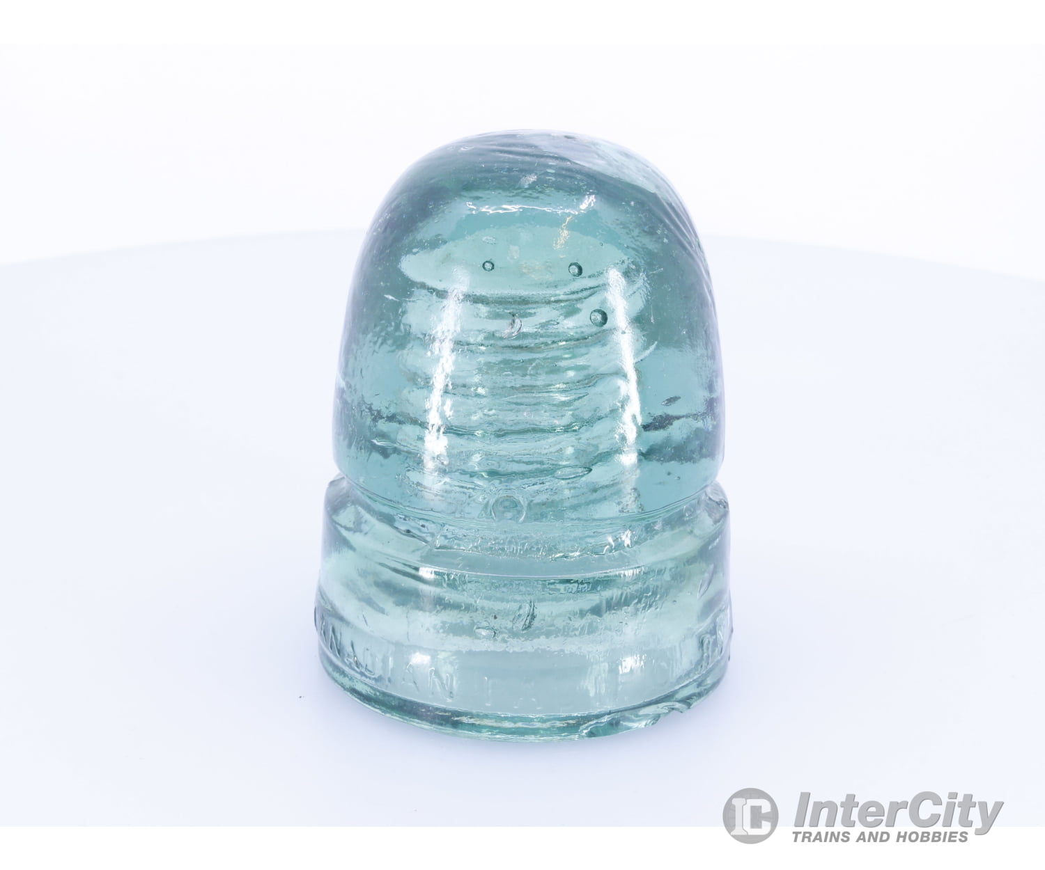 Other GICPR Greenish-Aqua Glass Insulator #2 Canadian Pacific (CP) Collectibles