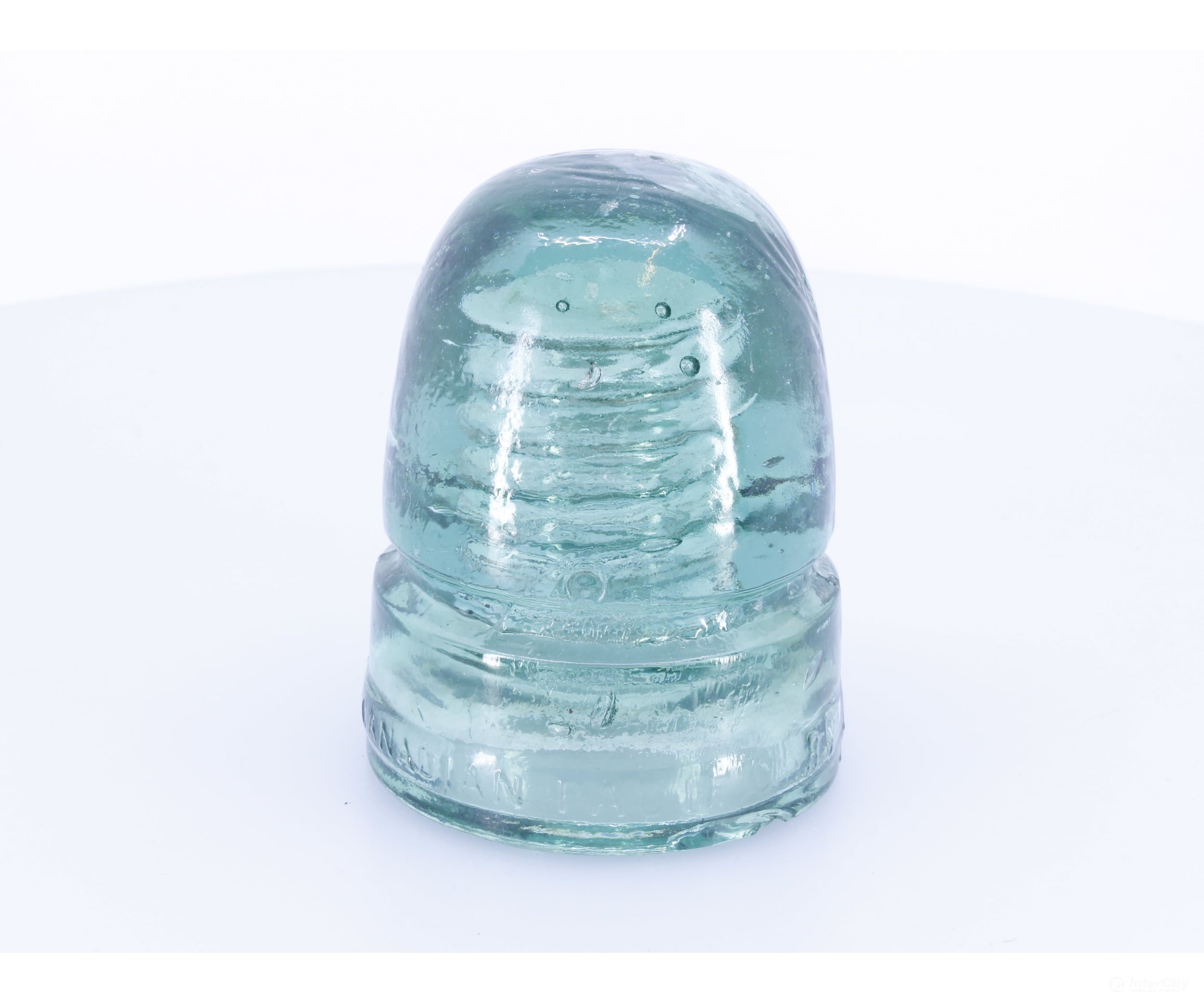 Other GICPR Greenish-Aqua Glass Insulator #2 Canadian Pacific (CP) Collectibles