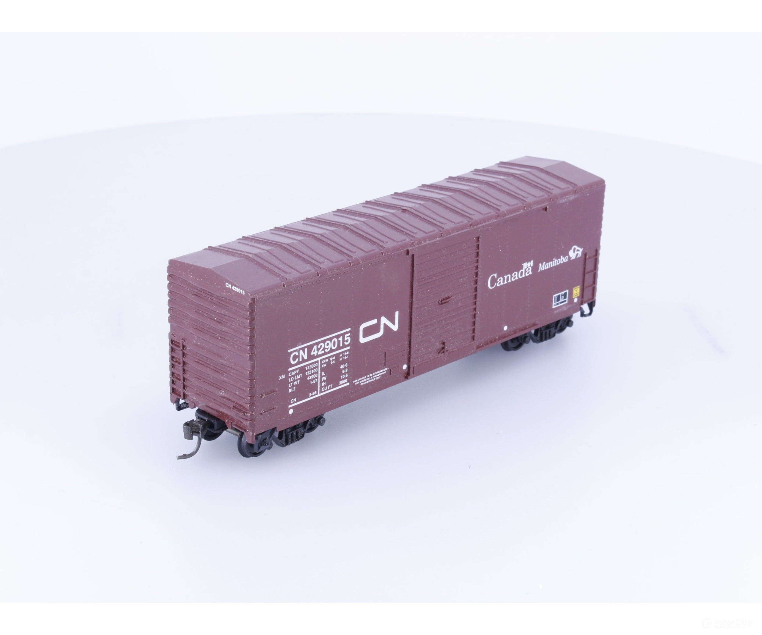 Other Manufacturers HO 40’ Standard Box Car Single Door Canadian National (CN) 429015 - Freight Cars