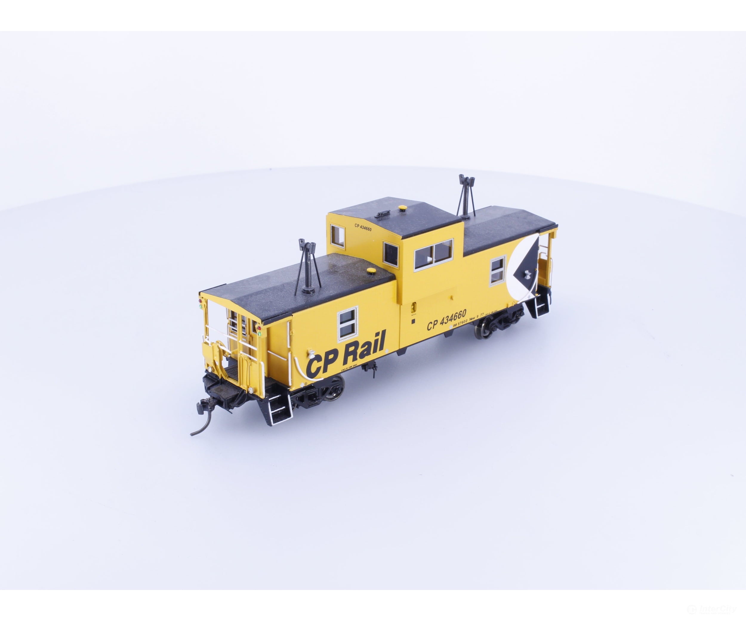 Overland 087030015.1 HO Brass Steel Wide Vision Caboose Canadian Pacific (CP) 434660 - Freight Cars