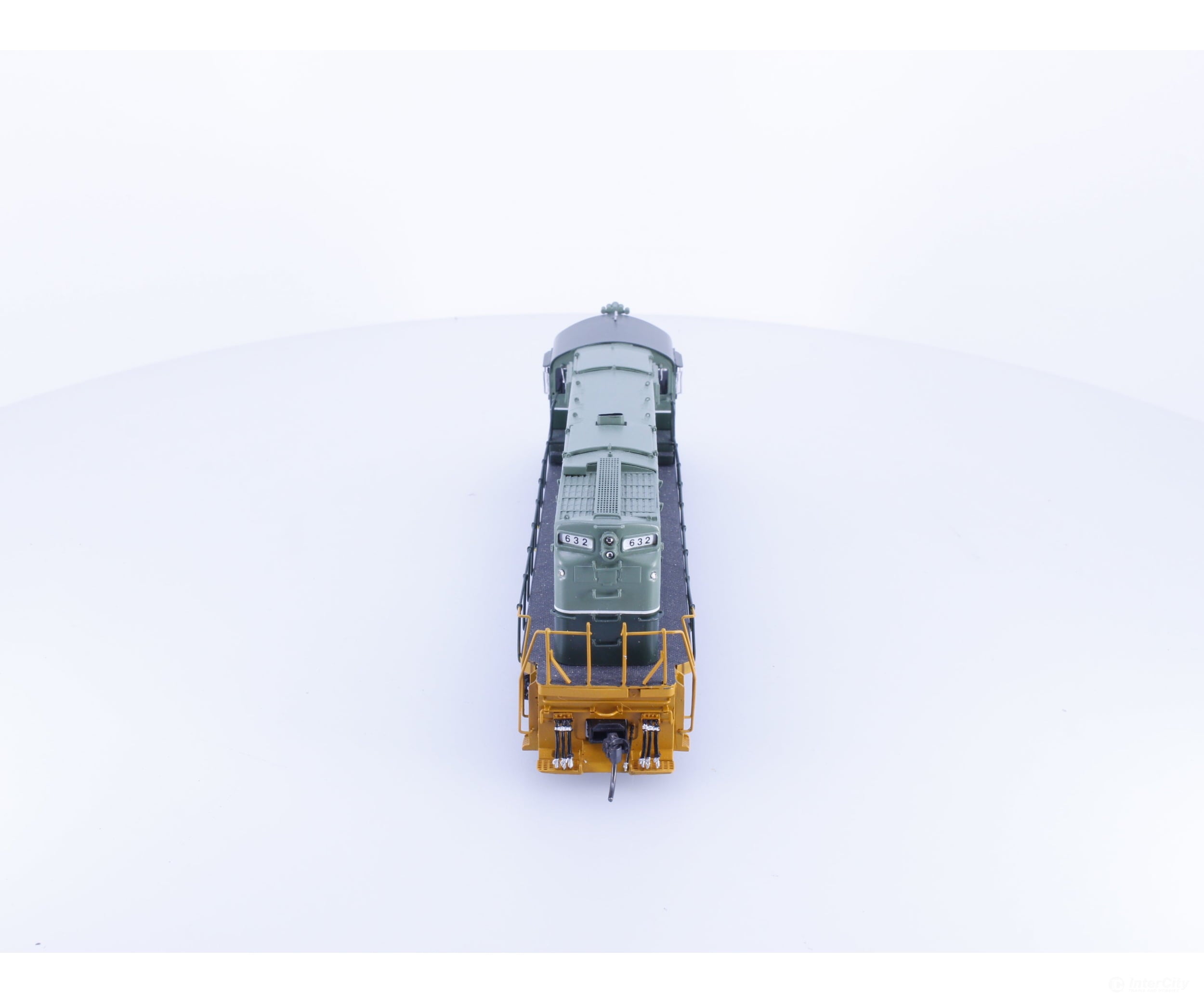 Overland 1858 HO Brass Alco C420 Ph II Low Hood Diesel Locomotive Custom Painted BC Rail (BCOL) 632 DCC - Locomotives