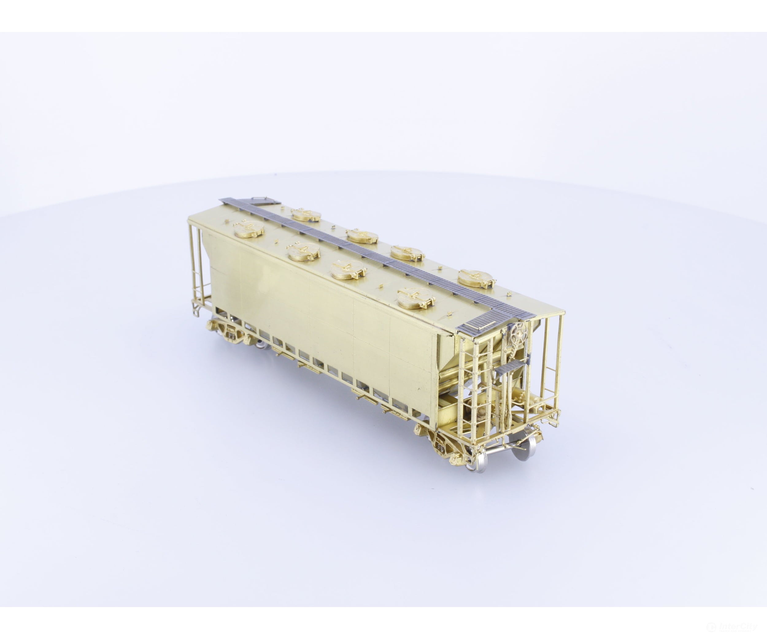 Overland 3217 HO Brass Slab Side Covered Hopper Canadian Pacific (CP) - Freight Cars