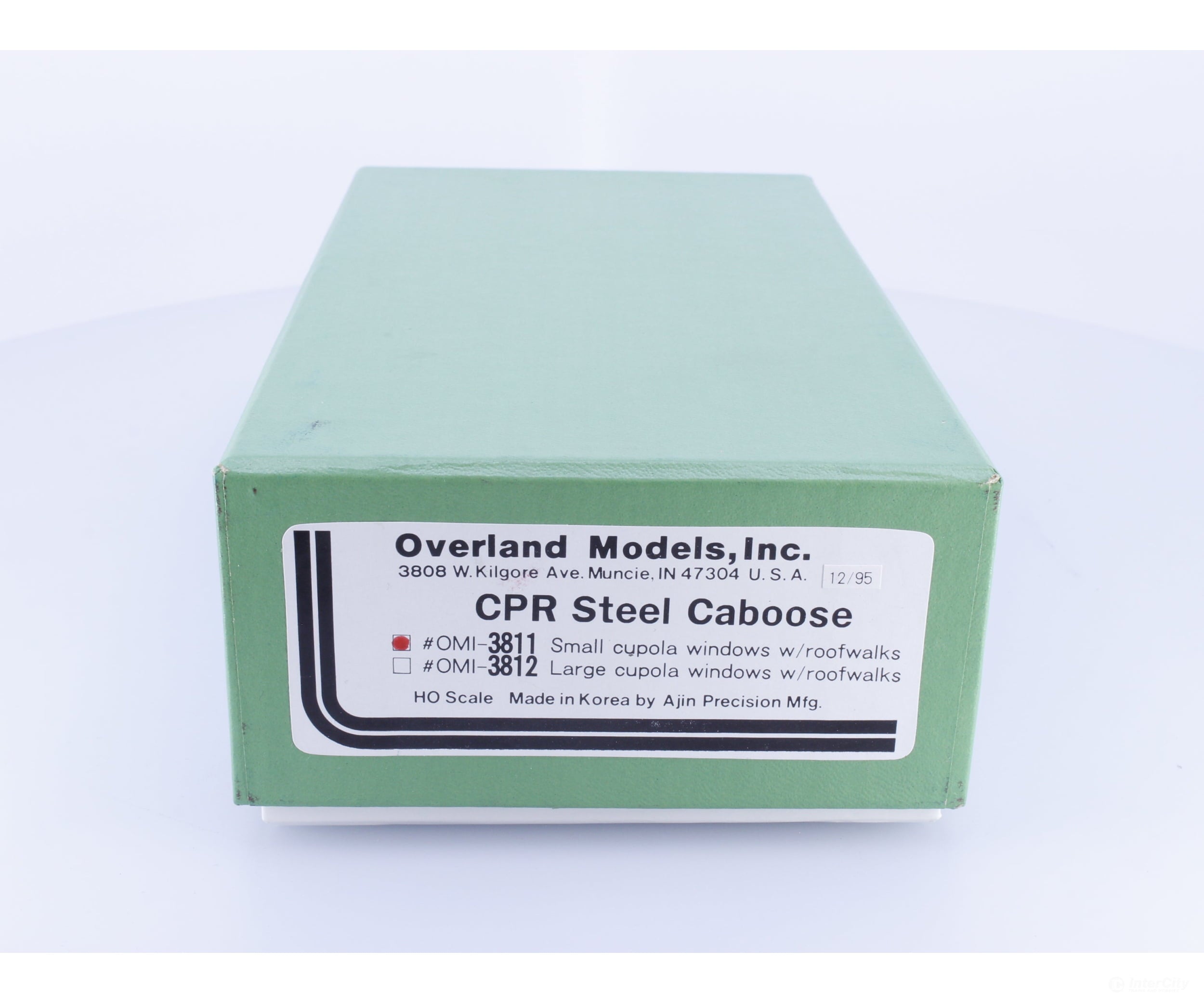 Overland 3811 HO Brass Steel Caboose Small Cupola with Roofwalks Canadian Pacific (CP) - Freight Cars
