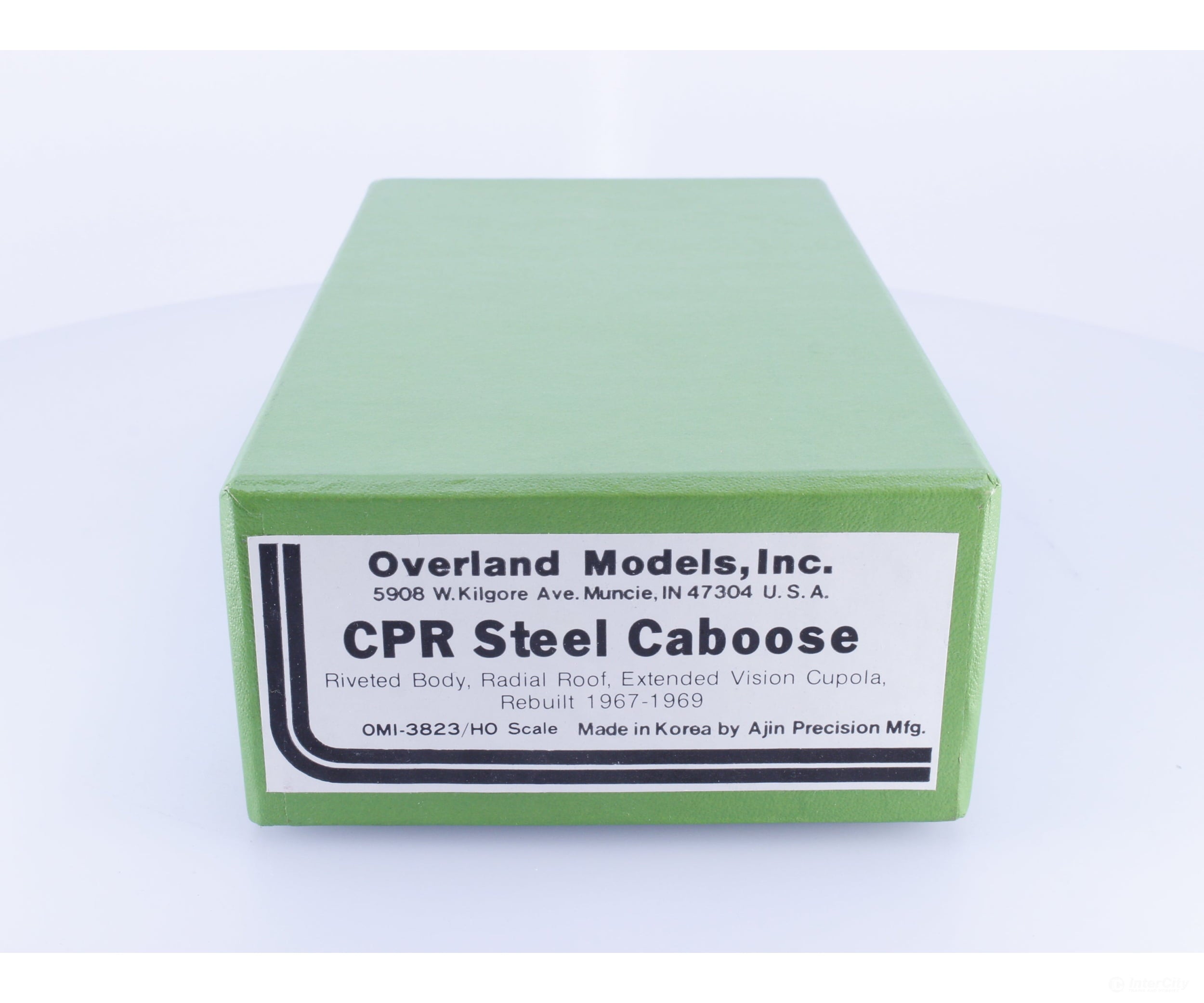 Overland 3823 HO Brass Steel Extended Cupola Caboose Riveted Body Radial Roof Canadian Pacific (CP) - Freight Cars