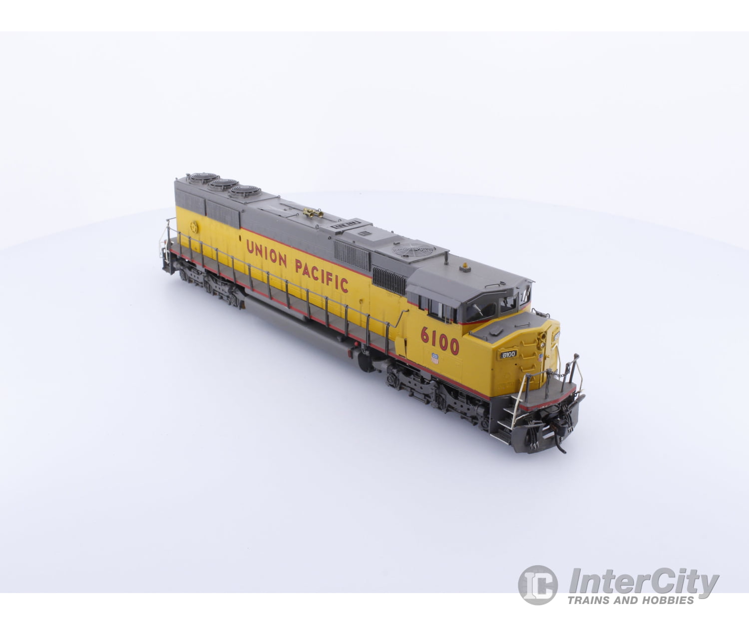Overland 5159 HO Brass SD60M Wide Cab Diesel Locomotive Union Pacific (UP) 6100 Analog DC Locomotives