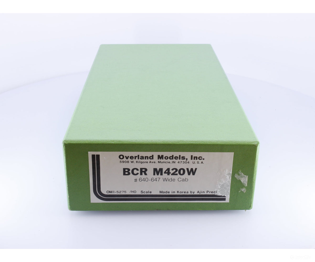 Overland 5275 HO Brass M420W Wide Cab Diesel Locomotive 640-647 BC Rail (BCOL) DCC - Locomotives