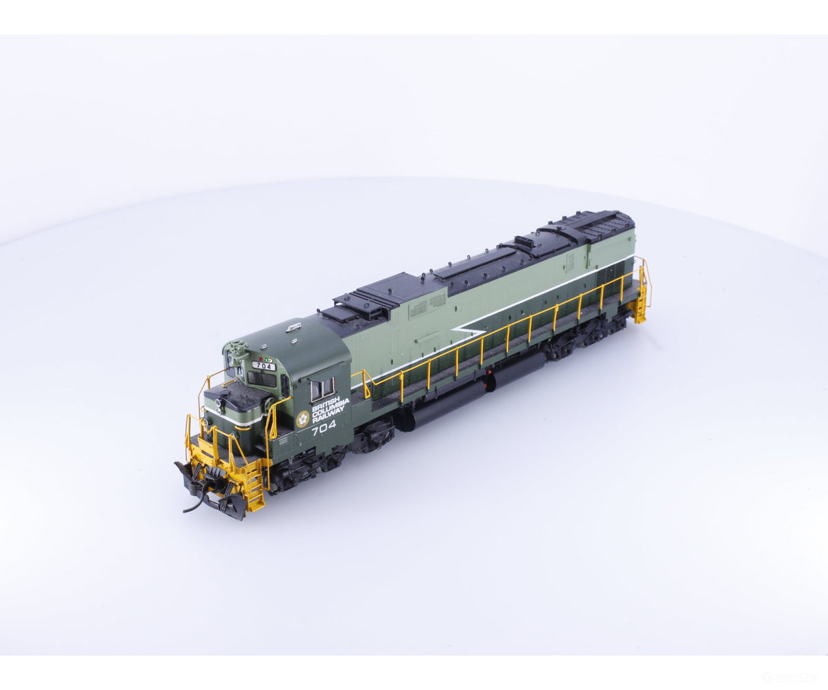 Overland 6700.2 HO Brass C6301 Diesel Locomotive Factory Painted BC Rail (BCOL) 704 DCC - Locomotives