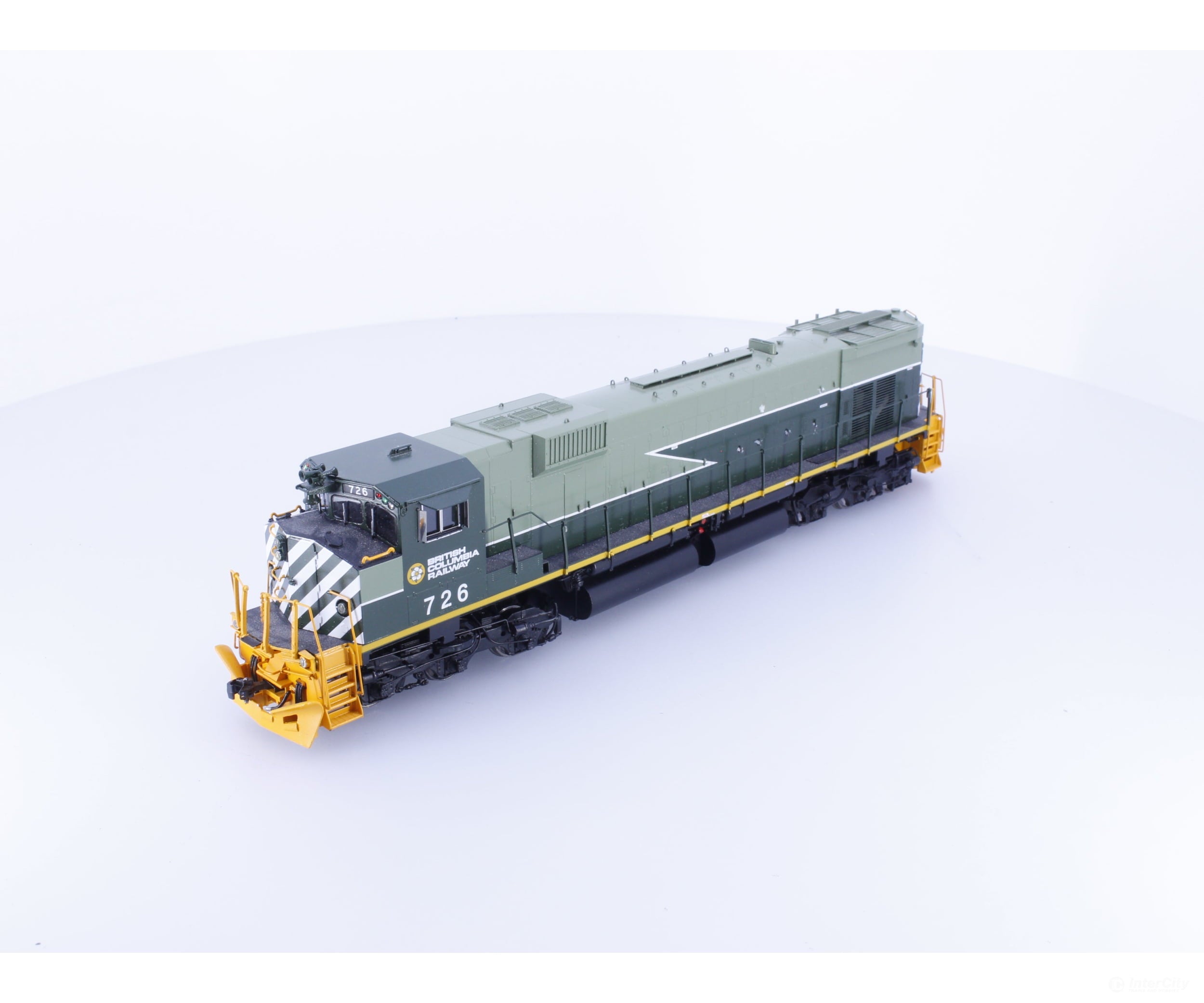 Overland AA-1173-1 HO Brass M630W Diesel Locomotive BC Rail (BCOL) 726 DCC - Locomotives