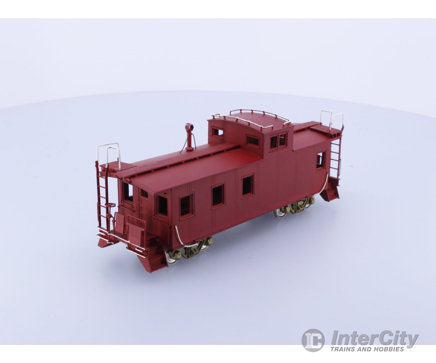 Overland GN30PLYCAB HO Brass Painted 30’ Plywood Sheath Caboose Great Northern (GN) Freight Cars