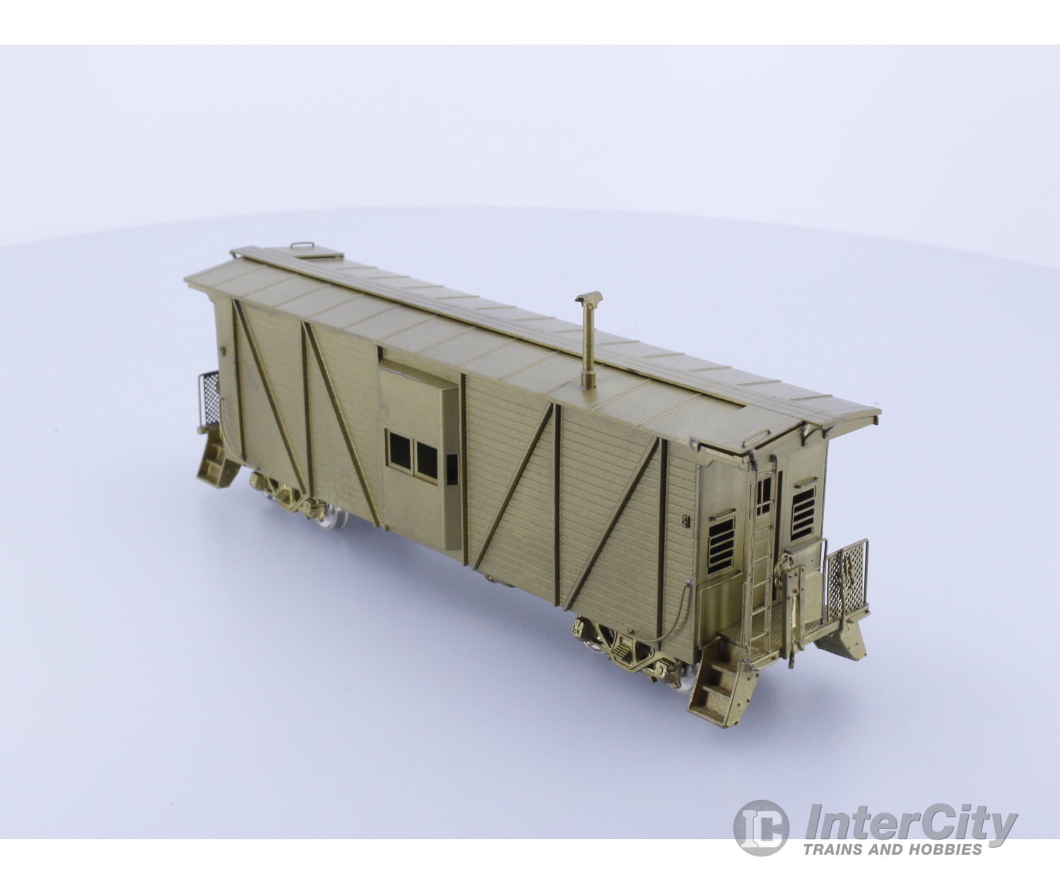 Overland GNX320CAB HO Brass Unpainted Bay Window Caboose Great Northern (GN) X320 Freight Cars
