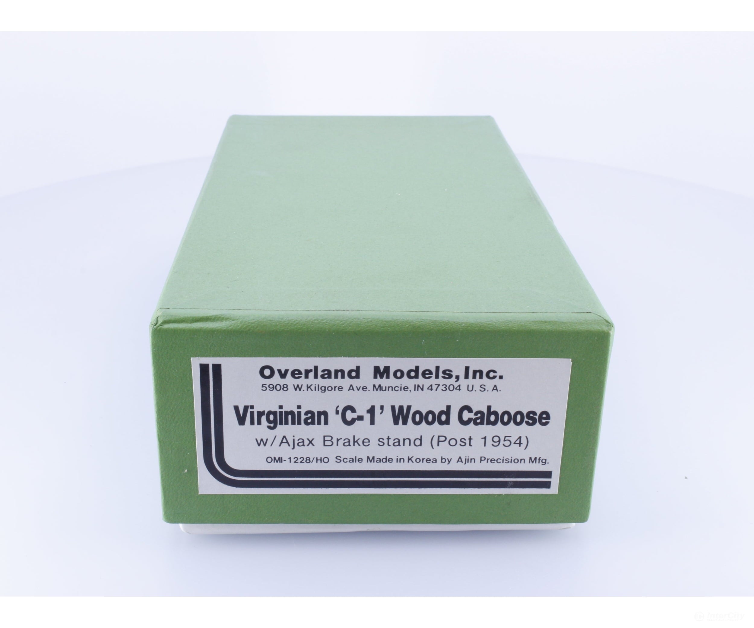 Overland OMI-1228 HO Brass C-1 Wood Caboose with Ajax Brake Stand Virginia Railway (VREX) Freight Cars