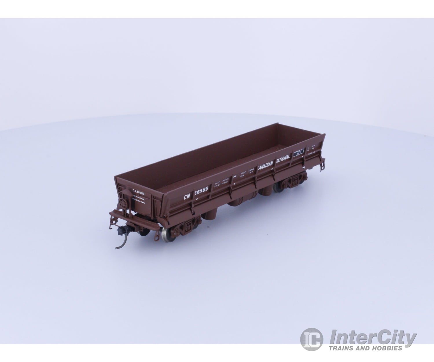 Overland OMI-1317 HO Brass Painted Side Dump Car Canadian National (CN) 56589 Freight Cars