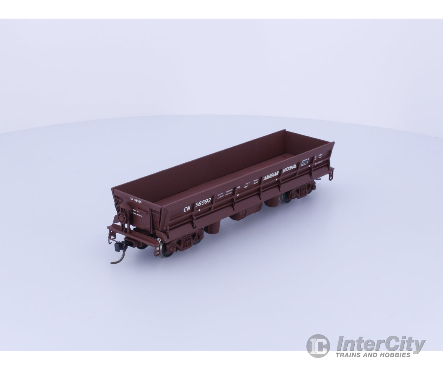 Overland OMI-1317 HO Brass Painted Side Dump Car Canadian National (CN) 56592 Freight Cars