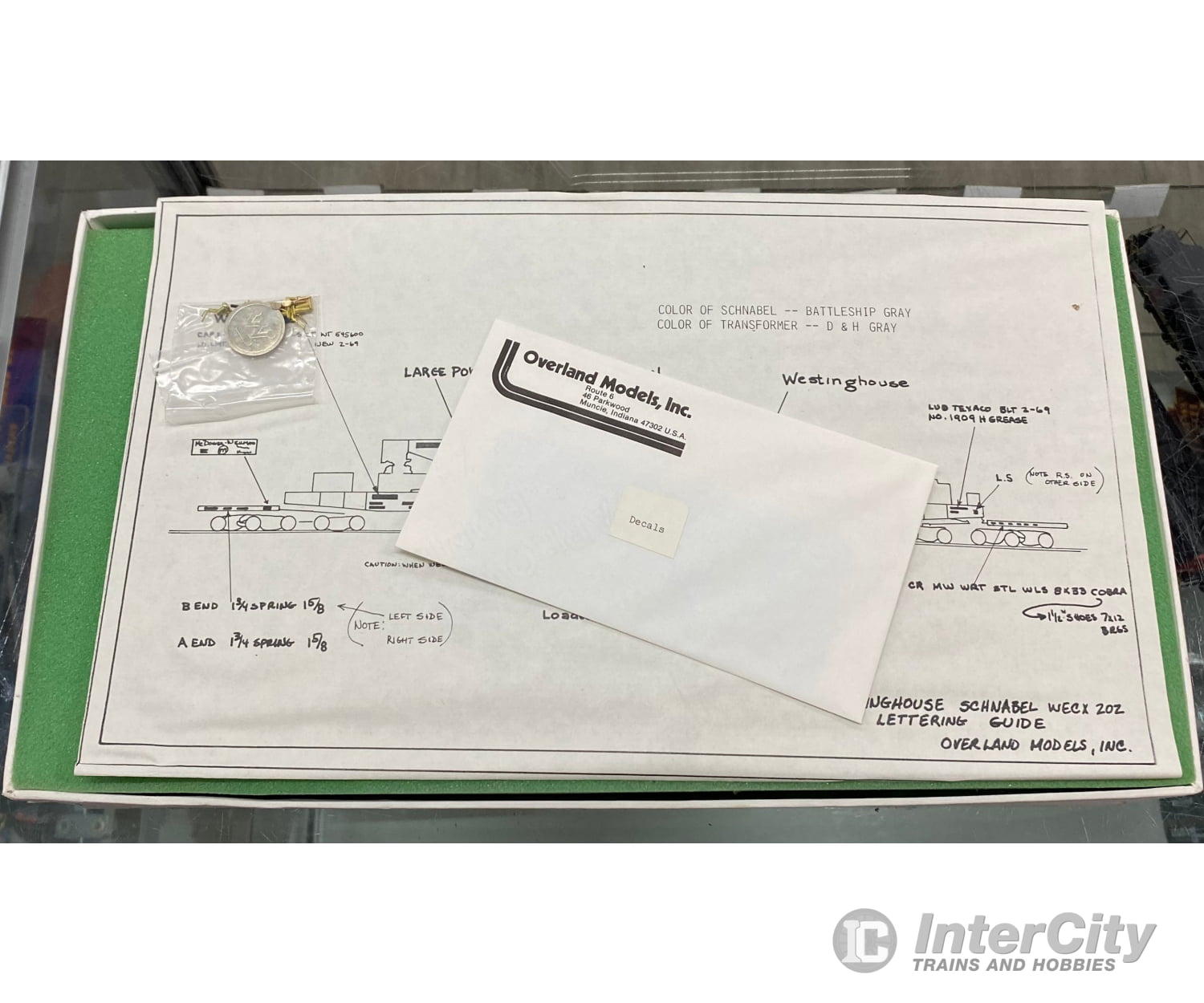 Overland OMI-1324 HO Brass Schnabel Transformer Car Westinghouse 20 Axles Undecorated 202 Freight Cars