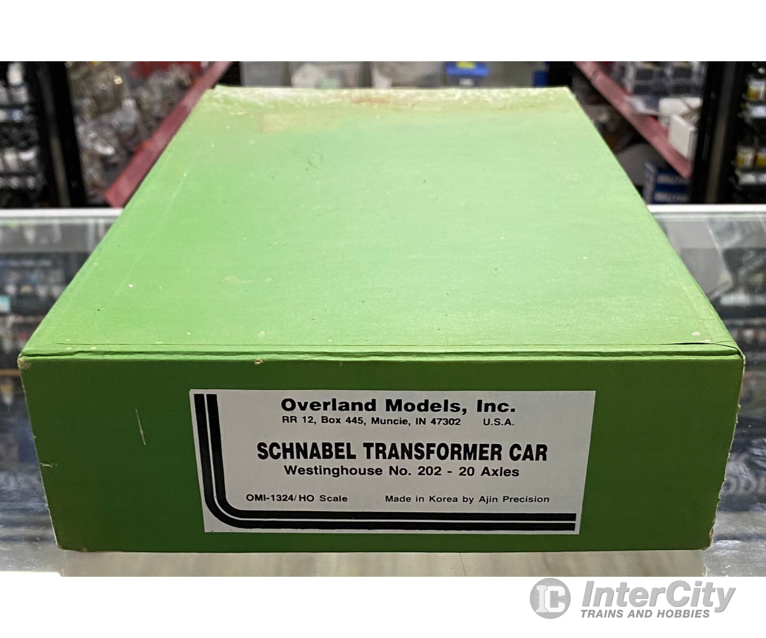 Overland OMI-1324 HO Brass Schnabel Transformer Car Westinghouse 20 Axles Undecorated 202 Freight Cars