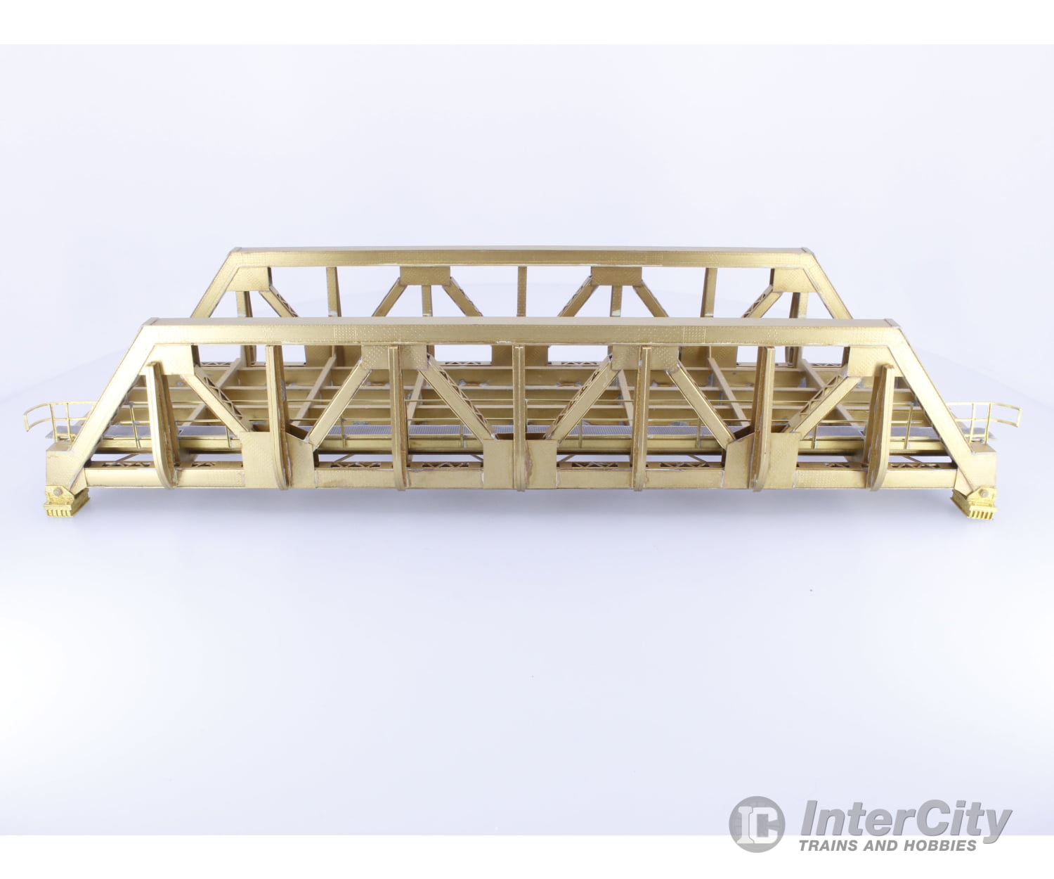 Overland OMI-1383 HO Brass Pony Truss Thru Bridge 93’ 2 Track Type with Added Braces Tunnels & Bridges