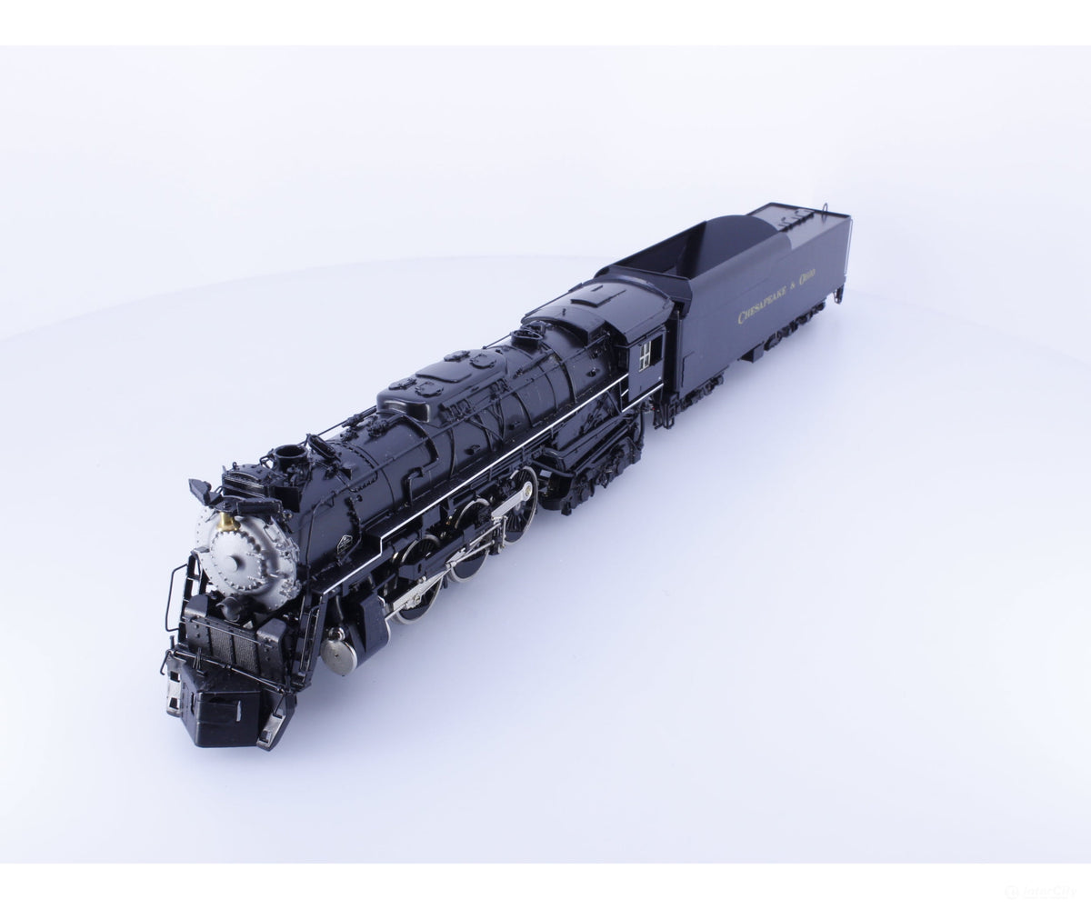 Overland OMI-1493.1 HO Brass L2a 4-6-4 Steam Locomotive Factory Painted Chesapeake and Ohio (CO) Analog DC Locomotives