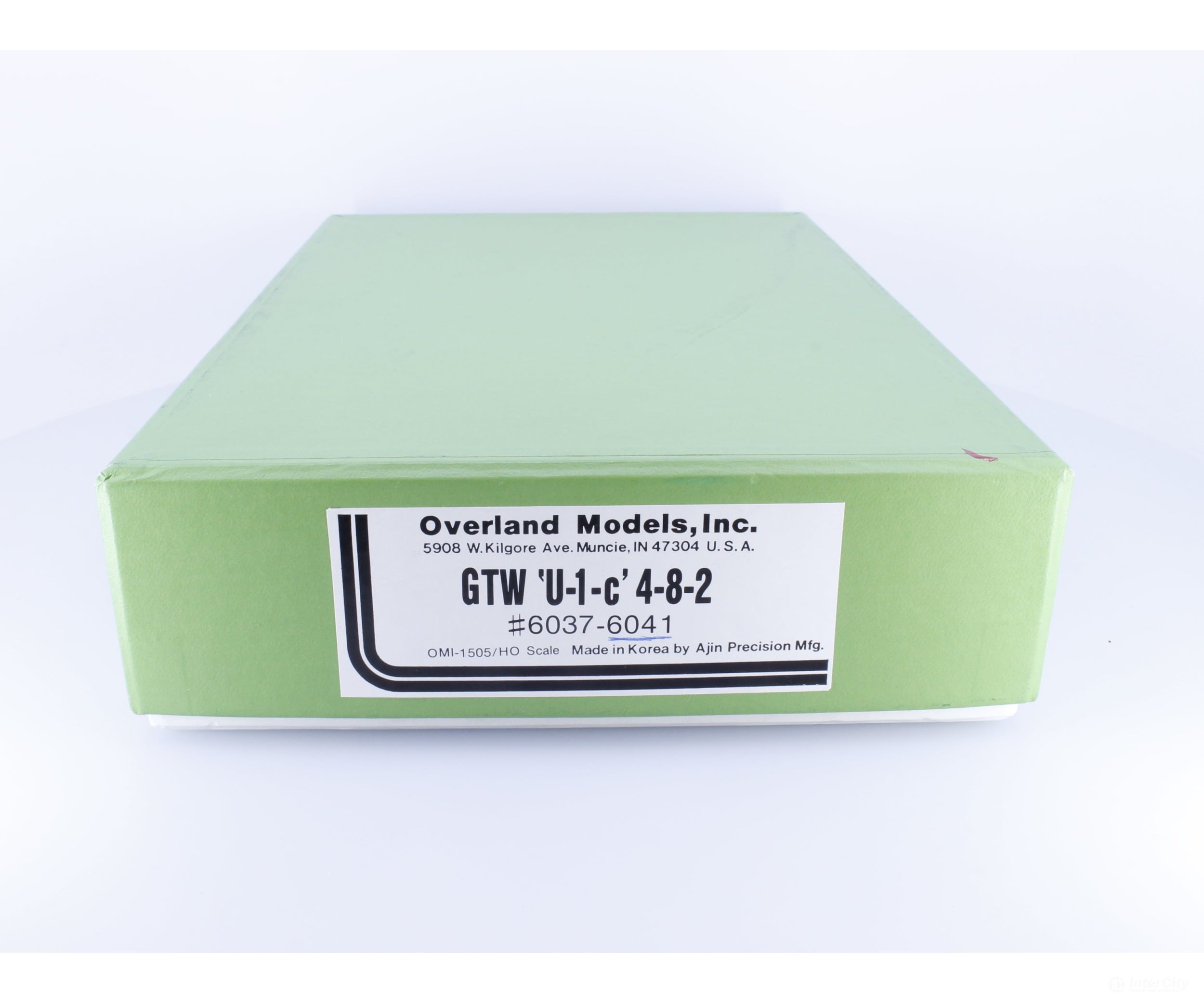 Overland OMI-1505 HO Brass GTW U-1-c 4-8-2 Steam Locomotive Factory Painted Grand Trunk Western (GTW) 6041 Analog DC