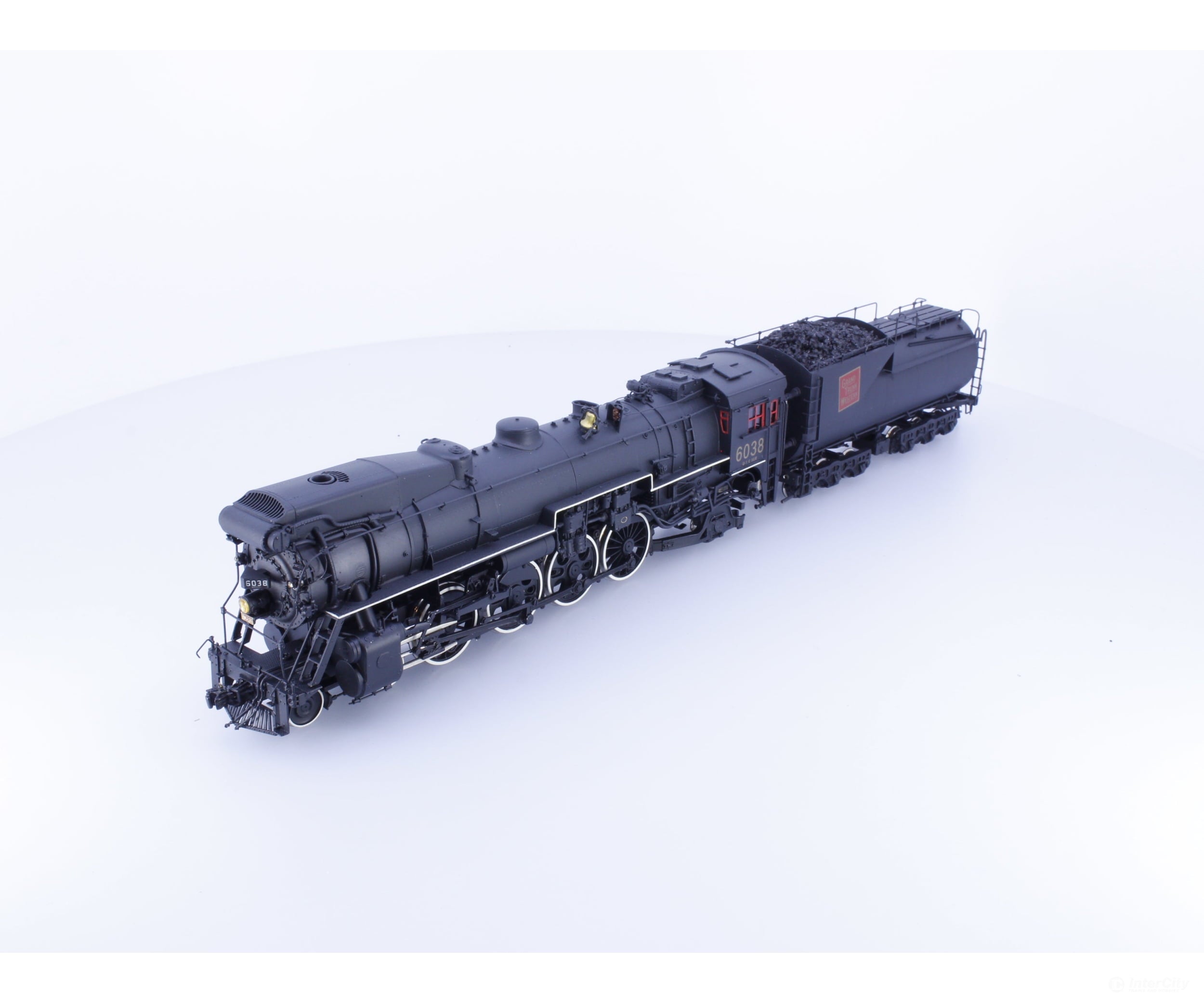 Overland OMI-1506 HO Brass GTW U-1-c 4-8-2 Steam Locomotive Factory Painted Grand Trunk Western (GTW) 6038 Analog DC
