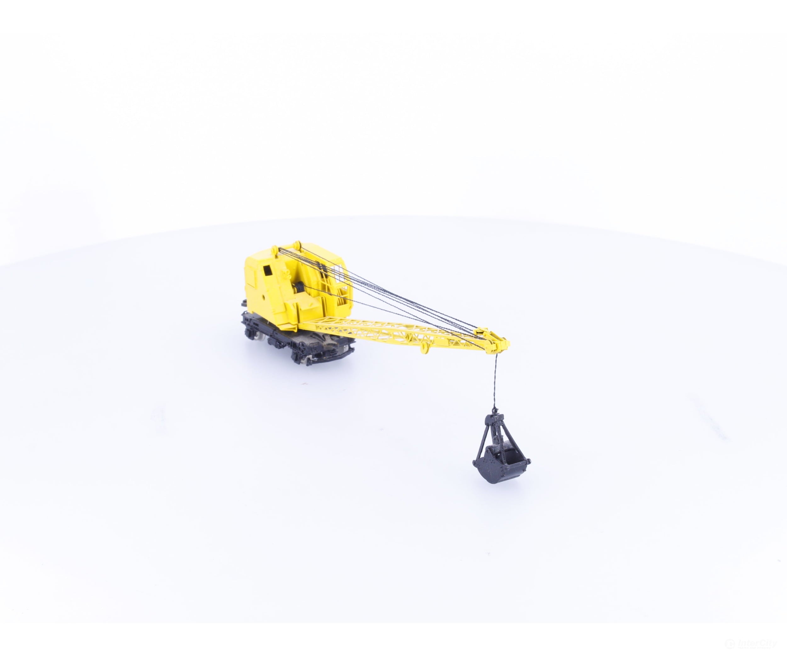 Overland OMI-3148.1 HO Brass Burro Crane Model 30 Yellow - Freight Cars