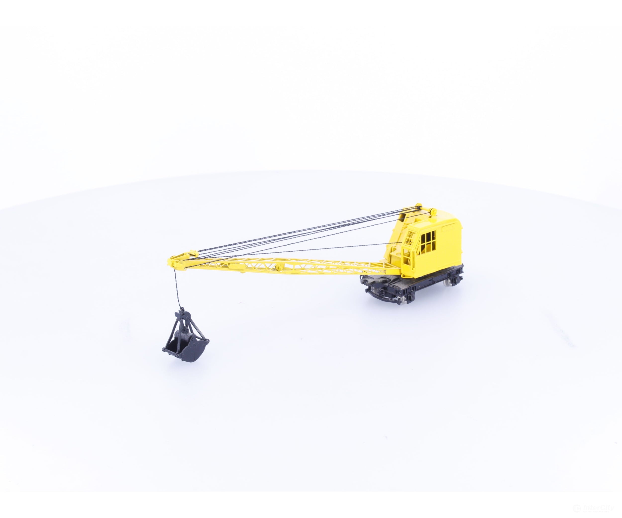 Overland OMI-3148.1 HO Brass Burro Crane Model 30 Yellow - Freight Cars