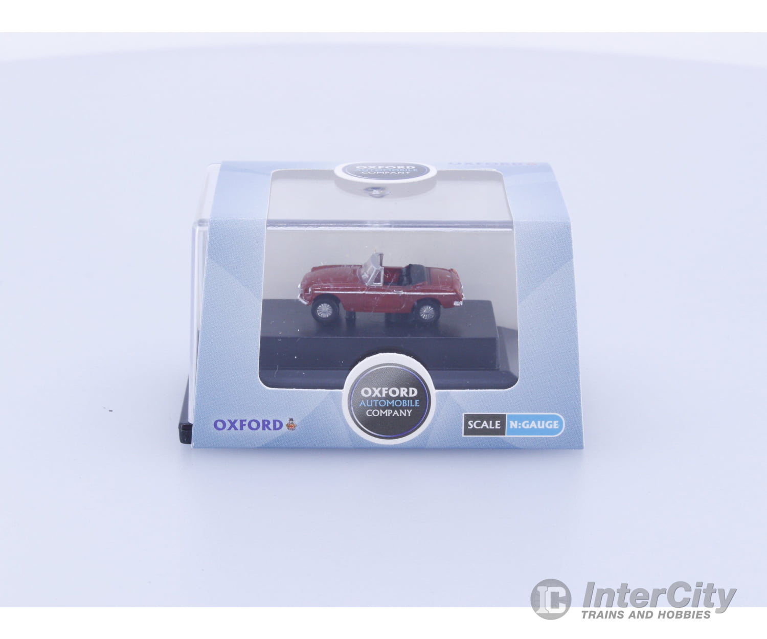 Oxford Diecast NMGB001 N MGB Roadster Tartan Red Cars & Trucks